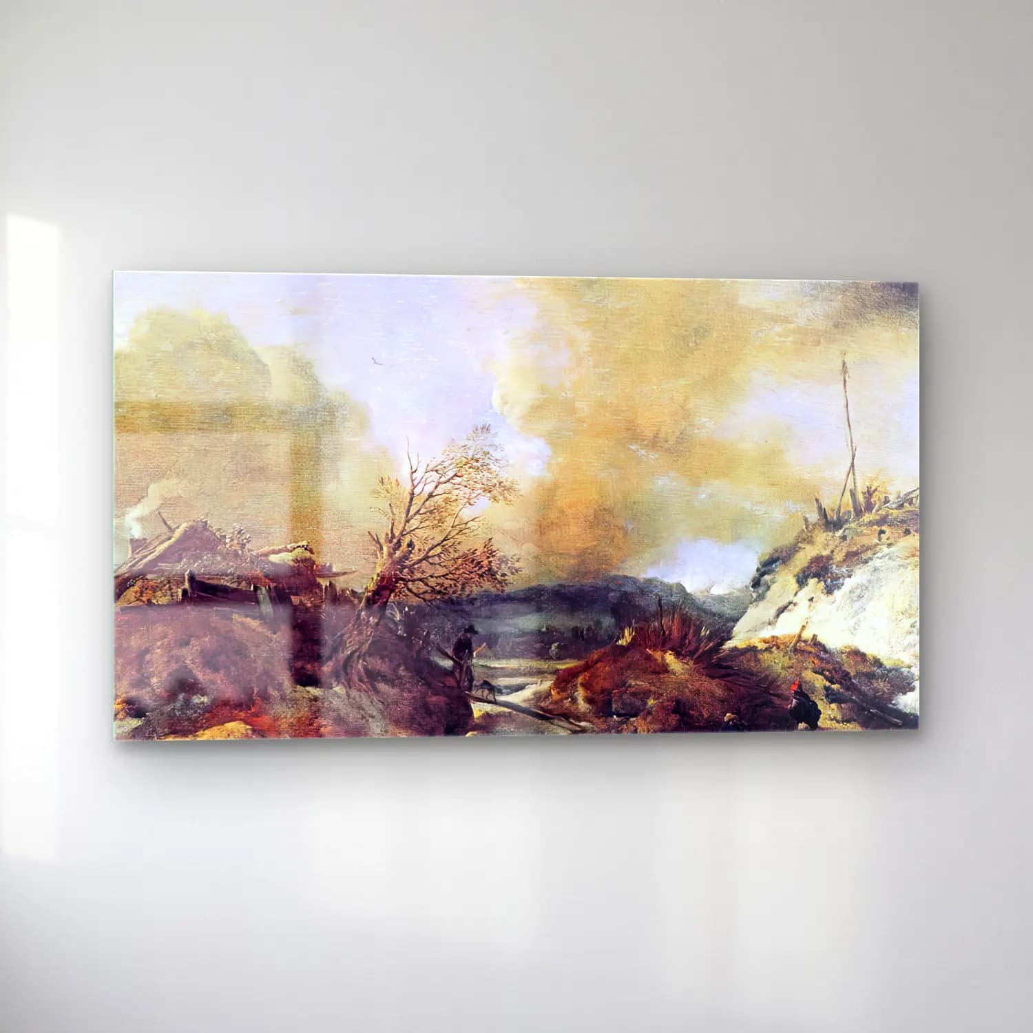Philips Wouwerman – Dune Landscape cam tablo — sol açıdan görünüm