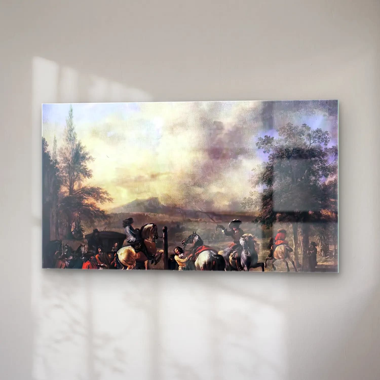Philips Wouwerman – Riding School cam tablo — sağ açıdan görünüm