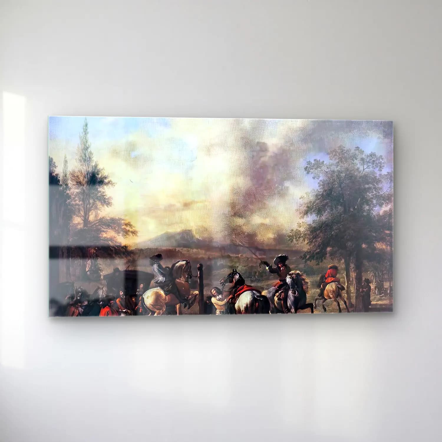 Philips Wouwerman – Riding School cam tablo — sol açıdan görünüm