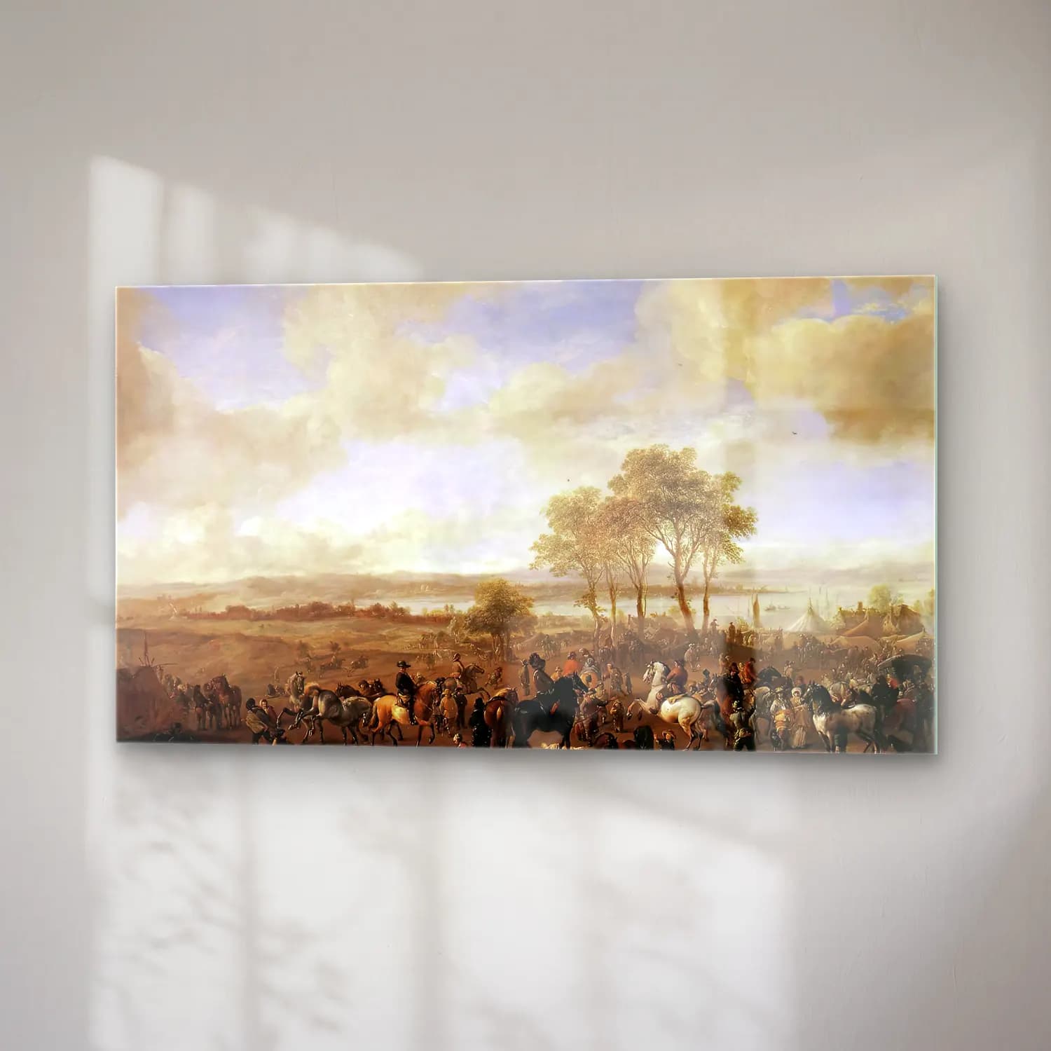 Philips Wouwerman – The Horse Fair cam tablo — sağ açıdan görünüm