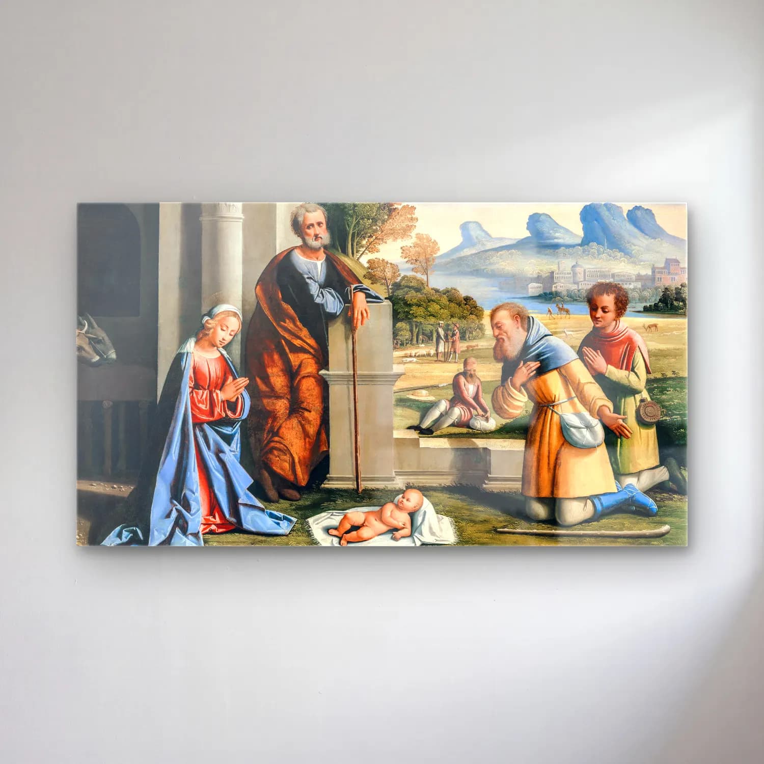 Yağlı Boya Dini Sahne No. 67 cam tablo — Yağlı Boya Dini Sahne No. 67 — yağlı boya dini sahne