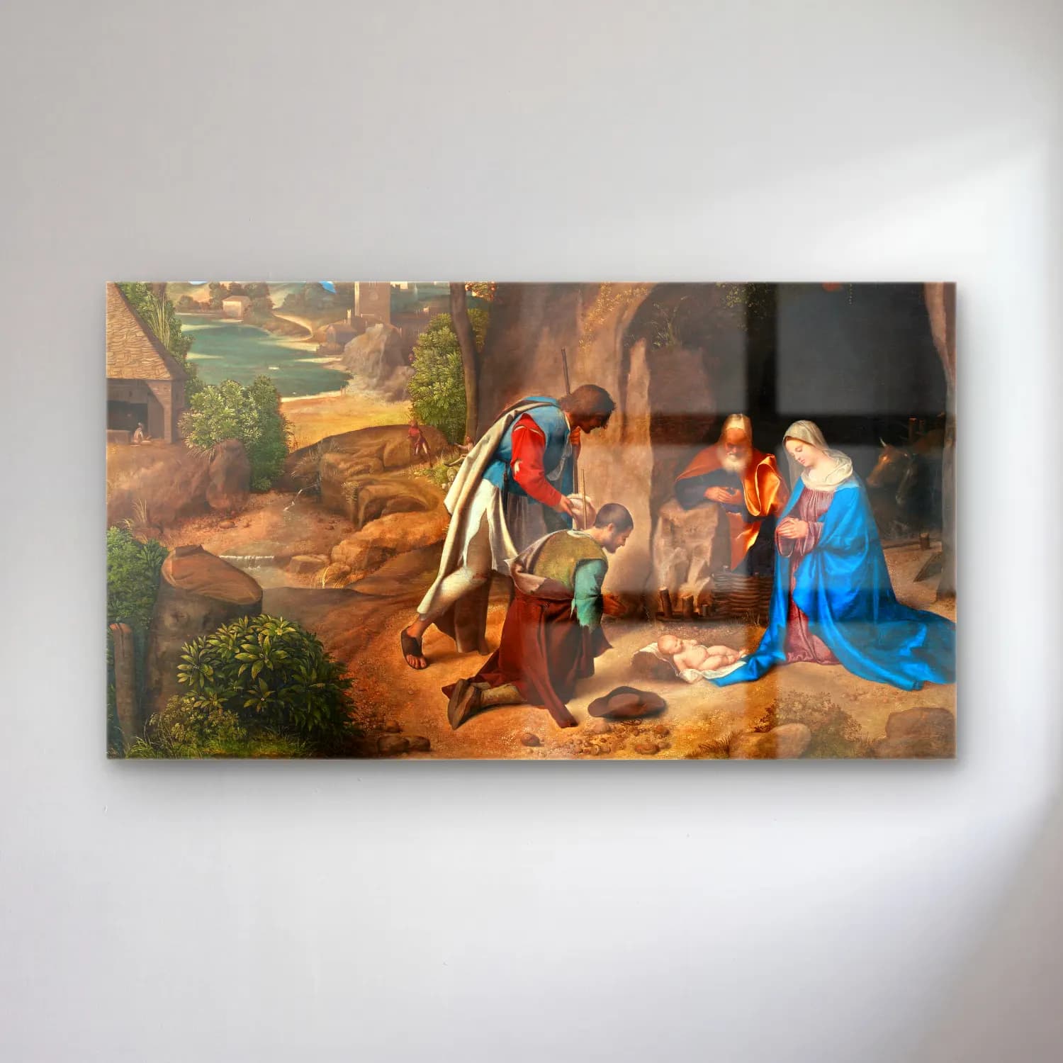Yağlı Boya Dini Sahne No. 71 cam tablo — Yağlı Boya Dini Sahne No. 71 — yağlı boya dini sahne