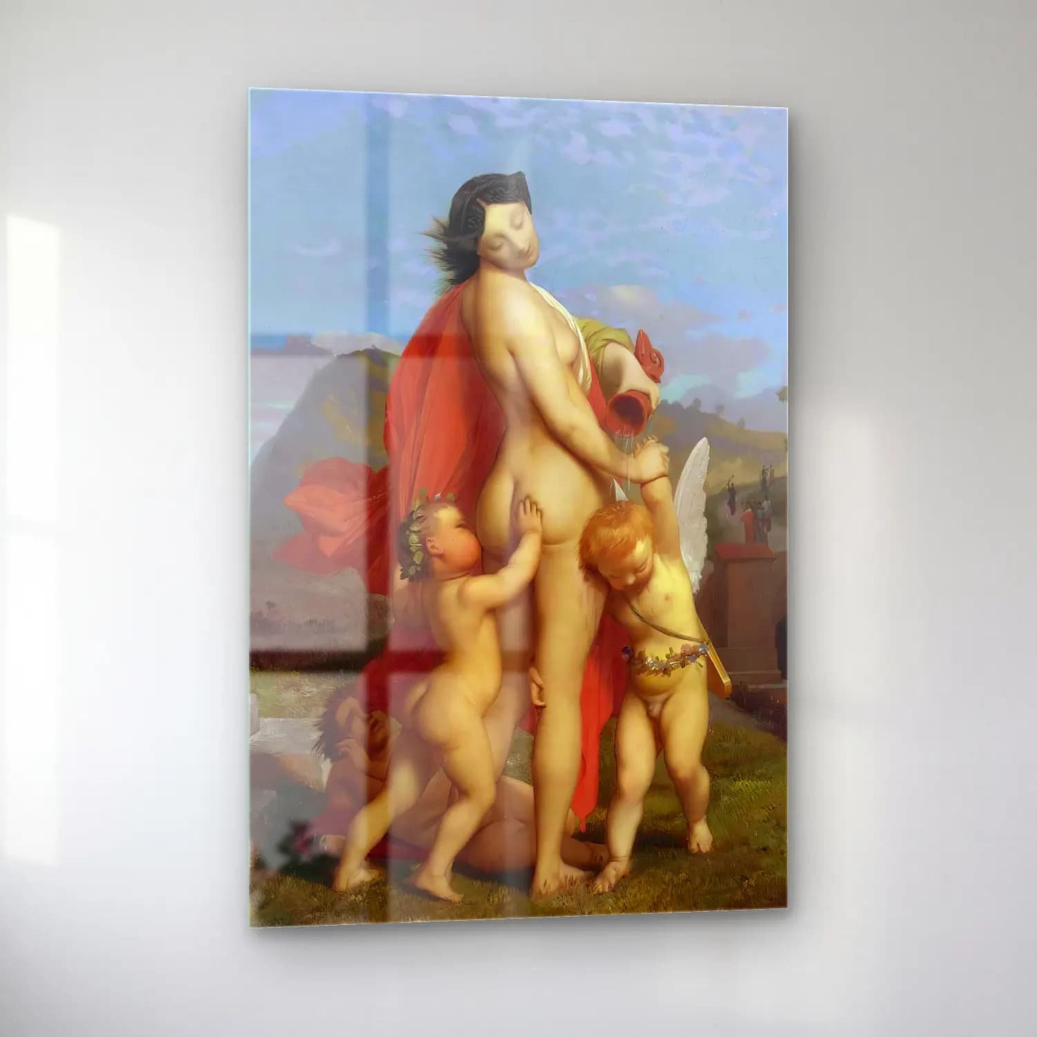 Jean-Léon Gérôme – A Young Nymph Teased cam tablo — sol açıdan görünüm