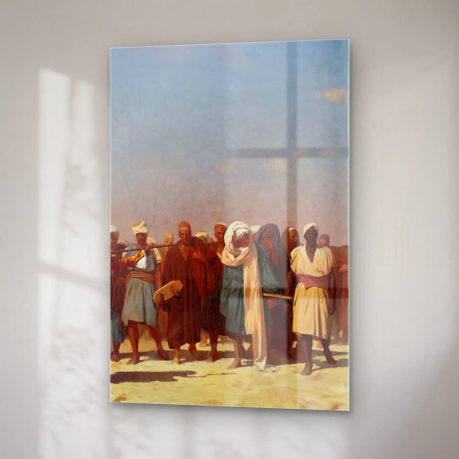 Jean-Léon Gérôme – Egyptian Recruits Crossing The Desert cam tablo — sağ açıdan görünüm