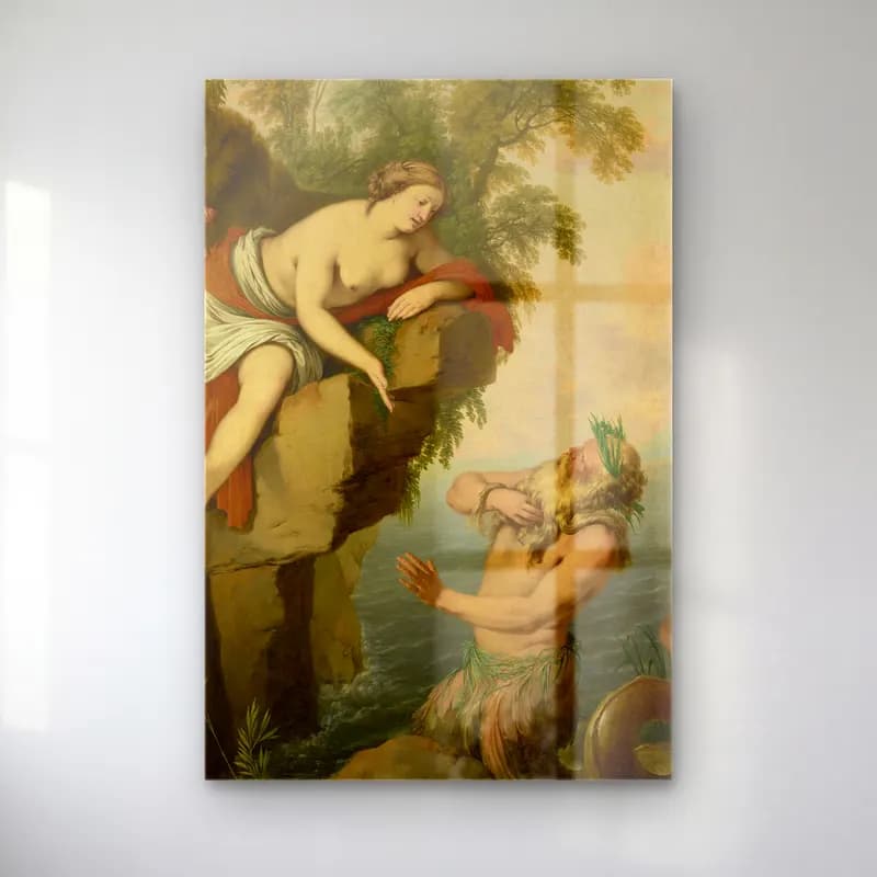Laurent de la Hyre – Glaucus and Scylla (About 1640–1644) cam tablo — Laurent de la Hyre – Glaucus and Scylla (About 1640–1644) — yağlı boya mitolojik sahne