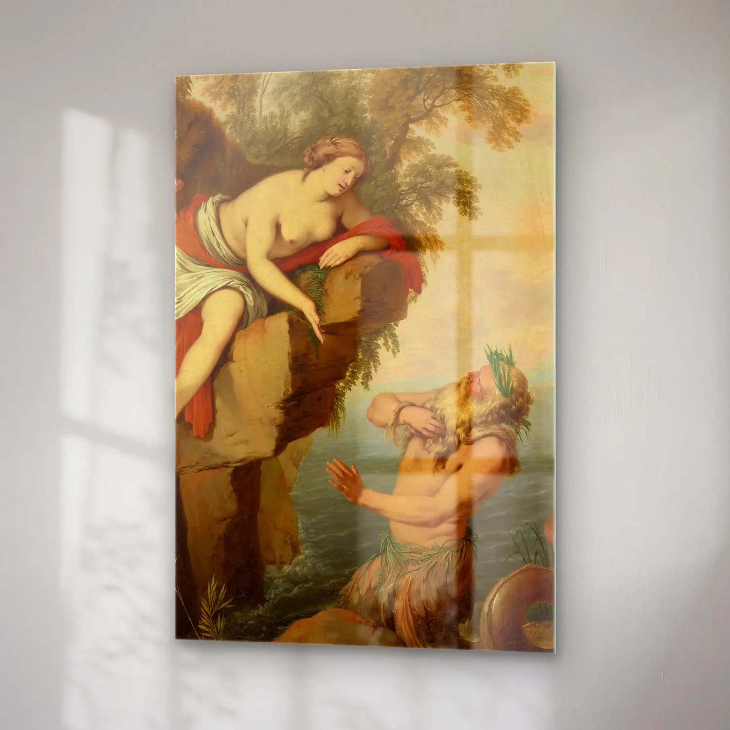 Laurent de la Hyre – Glaucus and Scylla (About 1640–1644) cam tablo — sağ açıdan görünüm