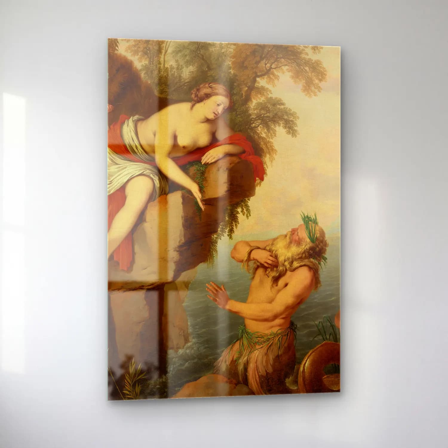 Laurent de la Hyre – Glaucus and Scylla (About 1640–1644) cam tablo — sol açıdan görünüm