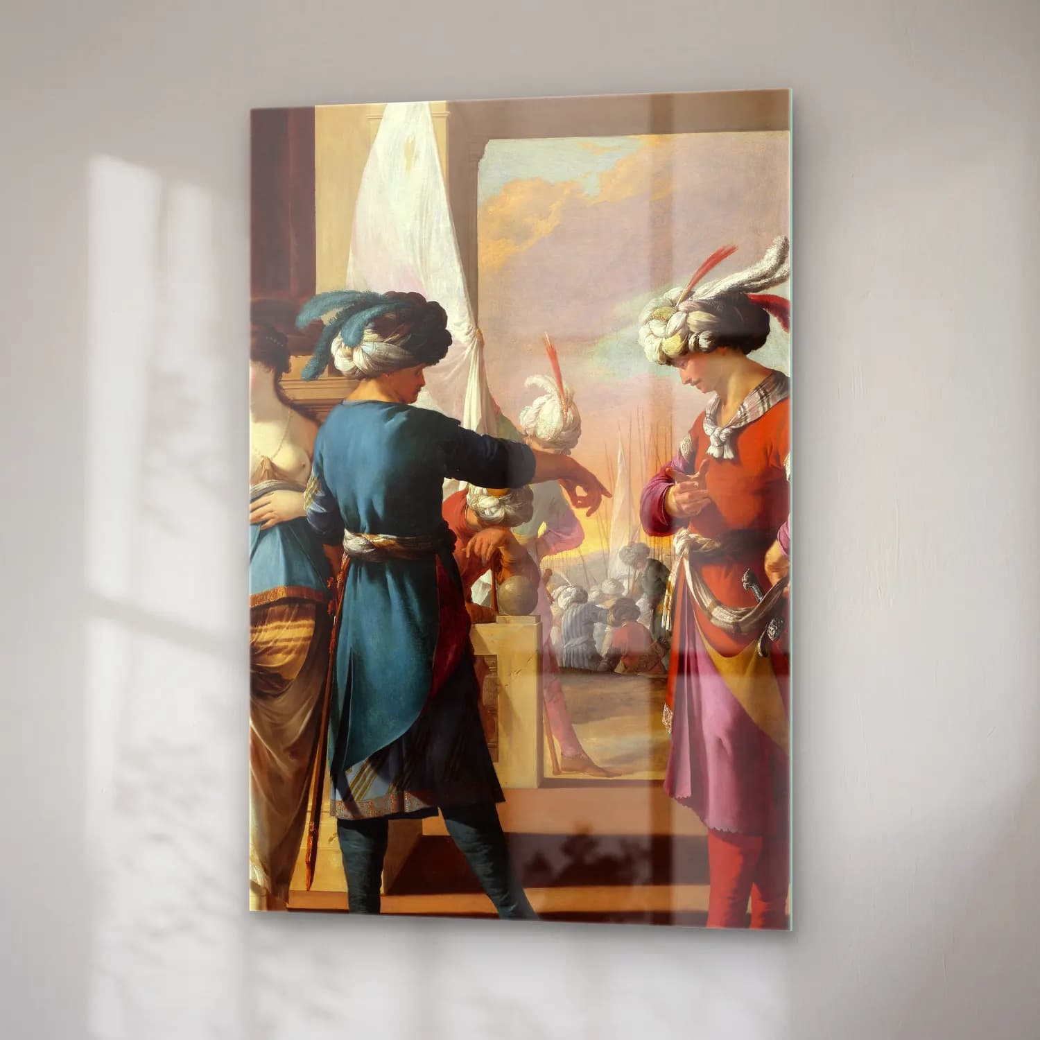 Laurent de la Hyre – Panthea, Cyrus, and Araspas cam tablo — sağ açıdan görünüm