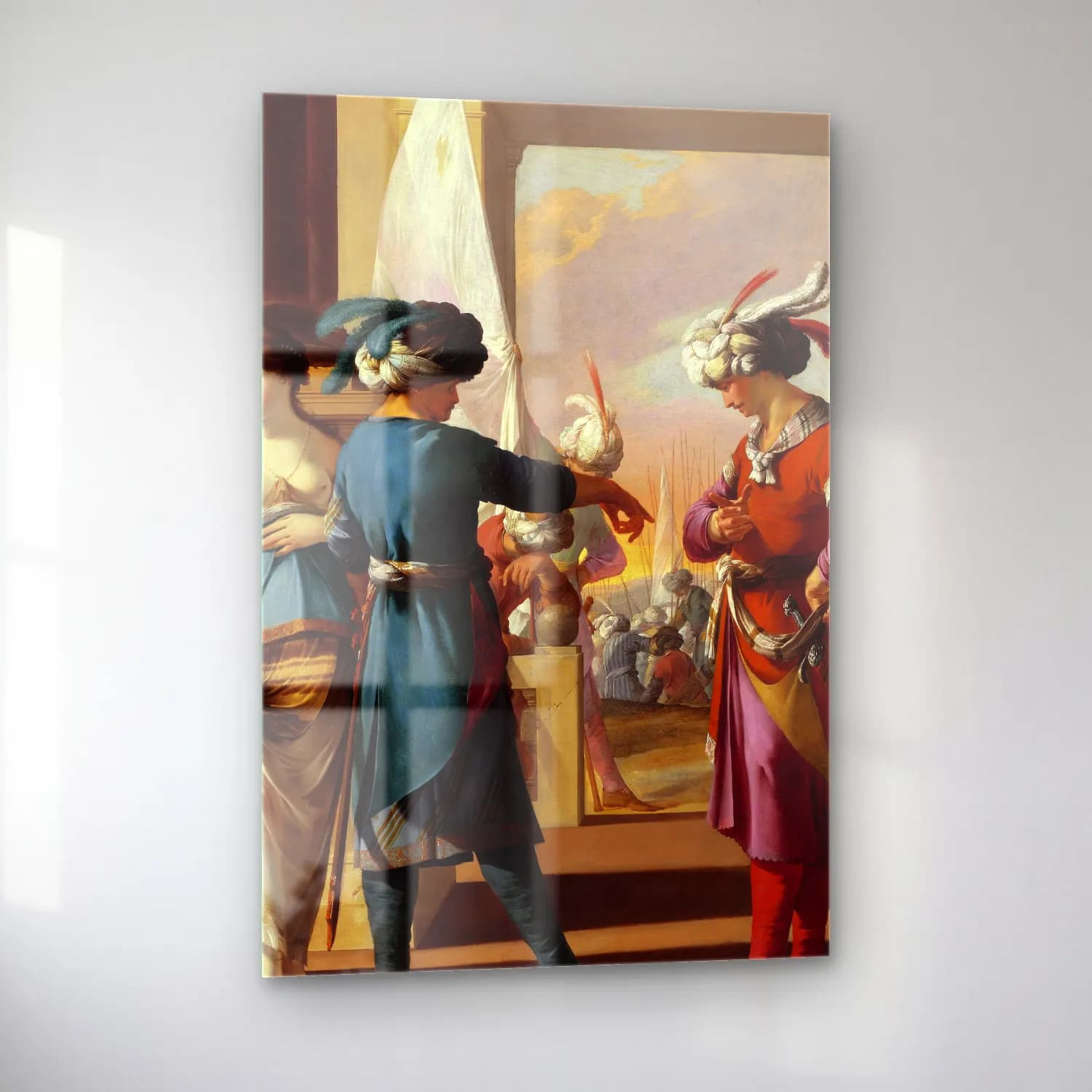 Laurent de la Hyre – Panthea, Cyrus, and Araspas cam tablo — sol açıdan görünüm