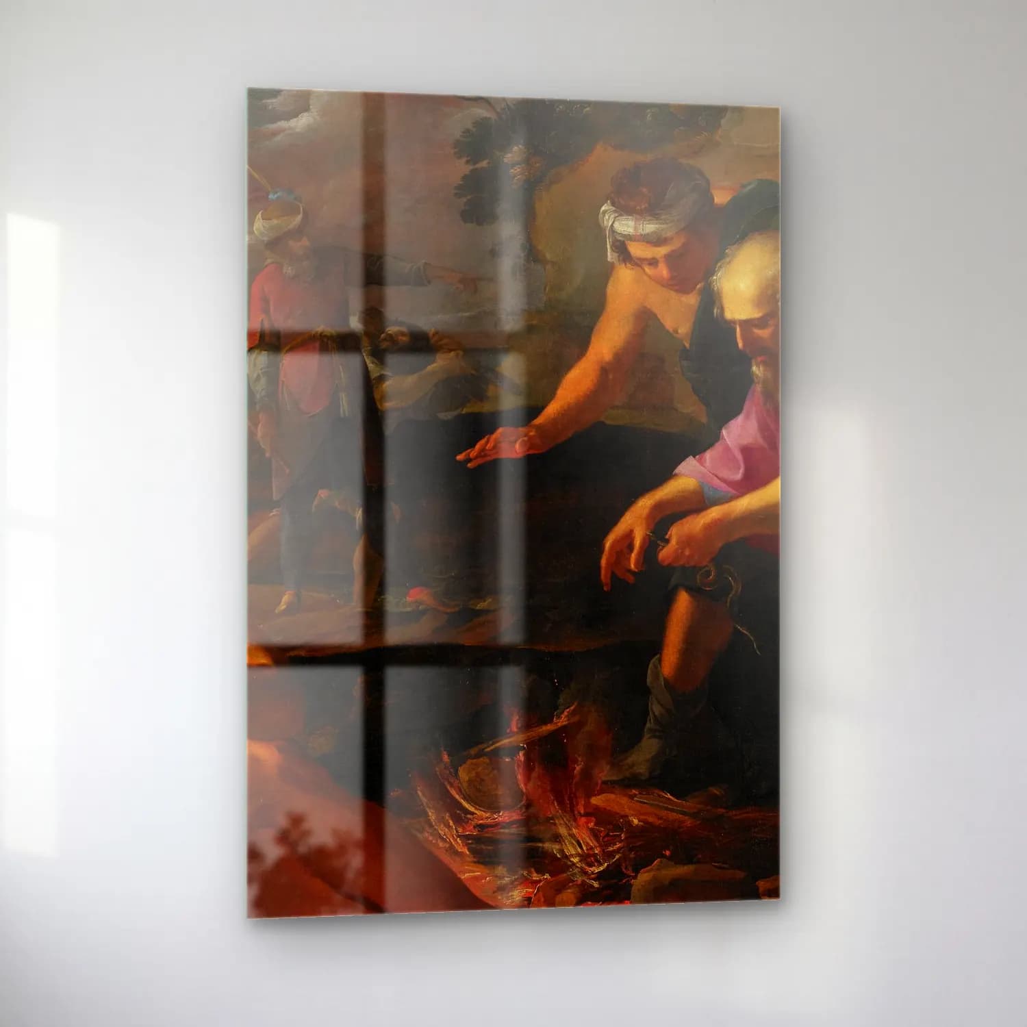 Laurent de la Hyre – Saint Paul Shipwrecked on Malta (About 1630) cam tablo — sol açıdan görünüm