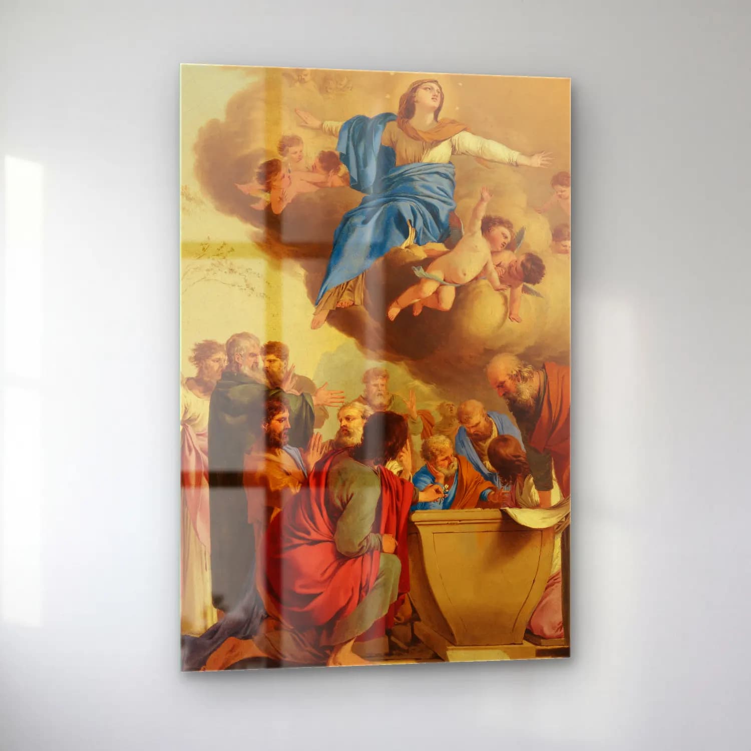 Laurent de la Hyre – The Assumption (circa 1653) cam tablo — sol açıdan görünüm