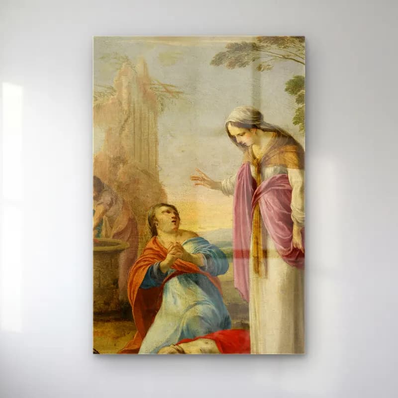Laurent de la Hyre – The Miracle of St. Elizabeth of Hungary cam tablo — Laurent de la Hyre – The Miracle of St. Elizabeth of Hungary — yağlı boya dini sahne