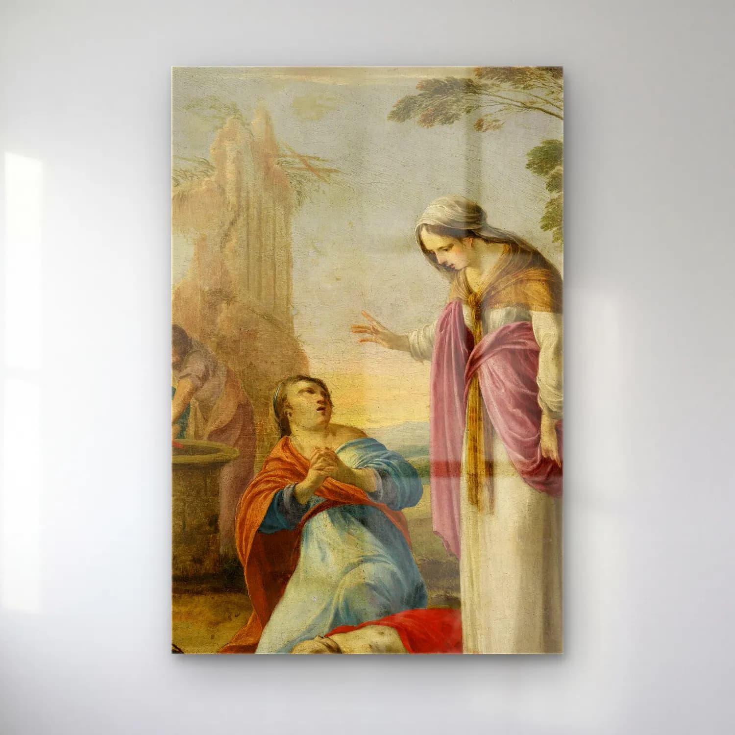 Laurent de la Hyre – The Miracle of St. Elizabeth of Hungary cam tablo — Laurent de la Hyre – The Miracle of St. Elizabeth of Hungary — yağlı boya dini sahne