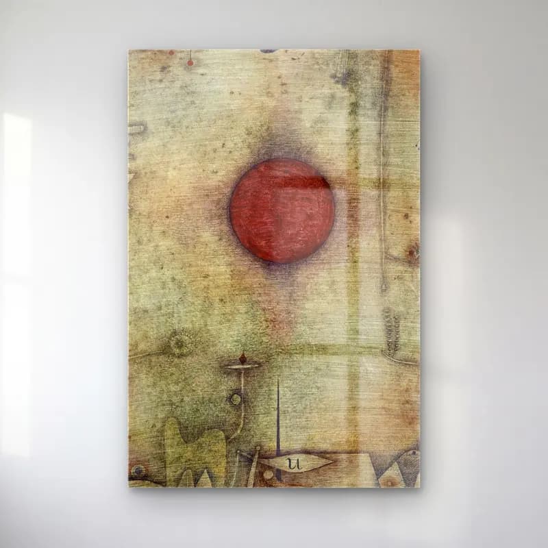 Paul Klee – Ad marginem cam tablo — Paul Klee – Ad marginem — modern soyut gök haritası
