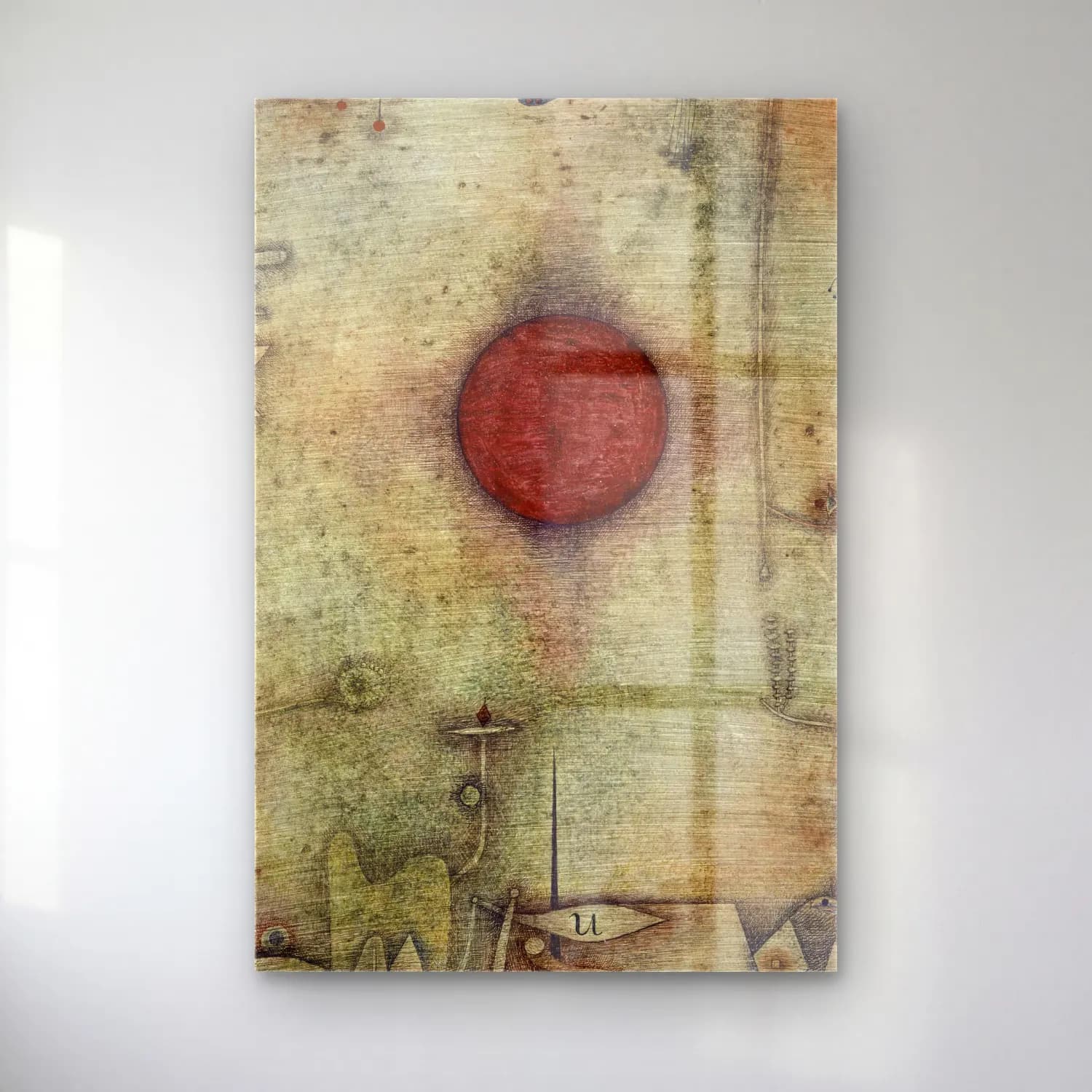 Paul Klee – Ad marginem cam tablo — Paul Klee – Ad marginem — modern soyut gök haritası