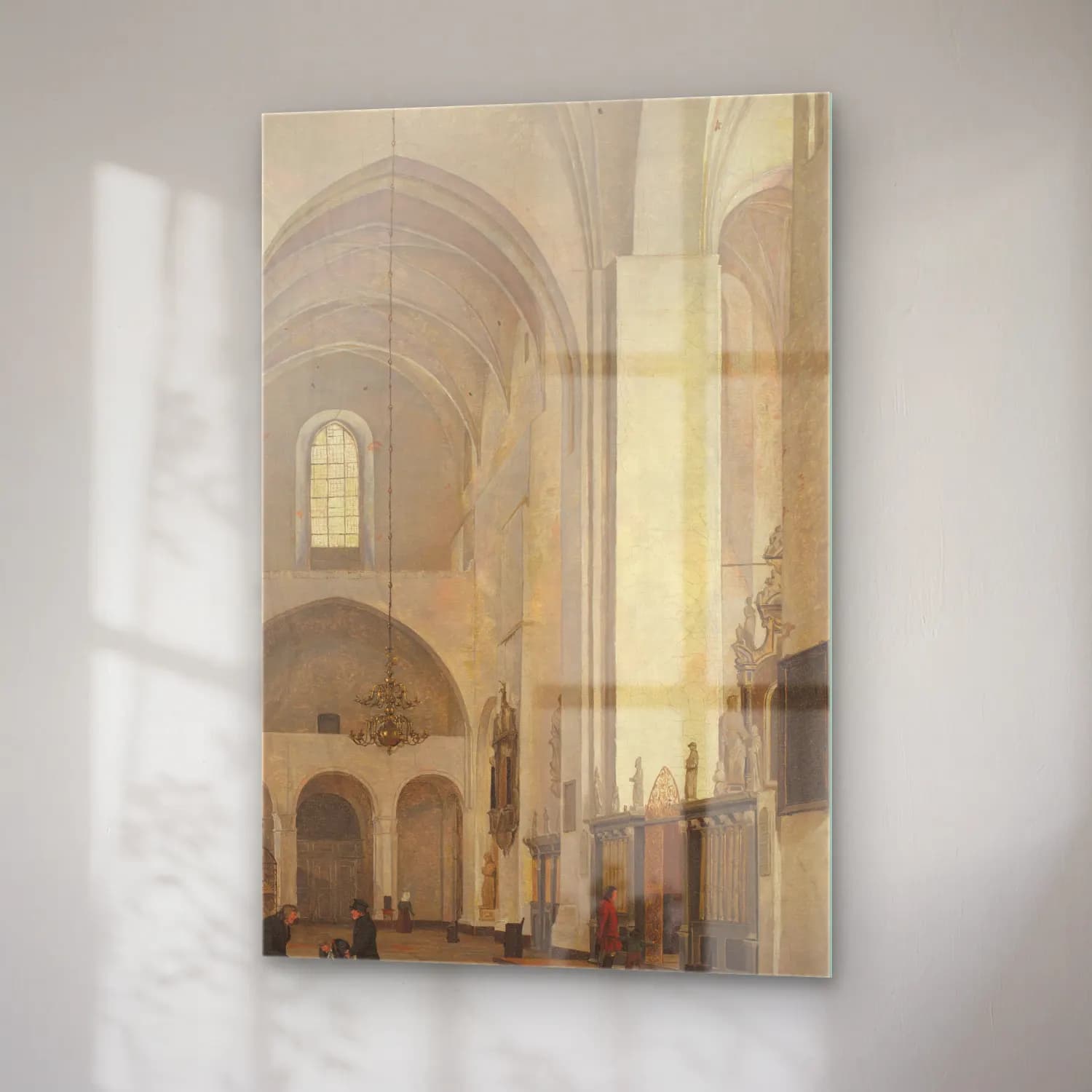 Christen Købke – The Transept Of Århus Cathedral cam tablo — sağ açıdan görünüm