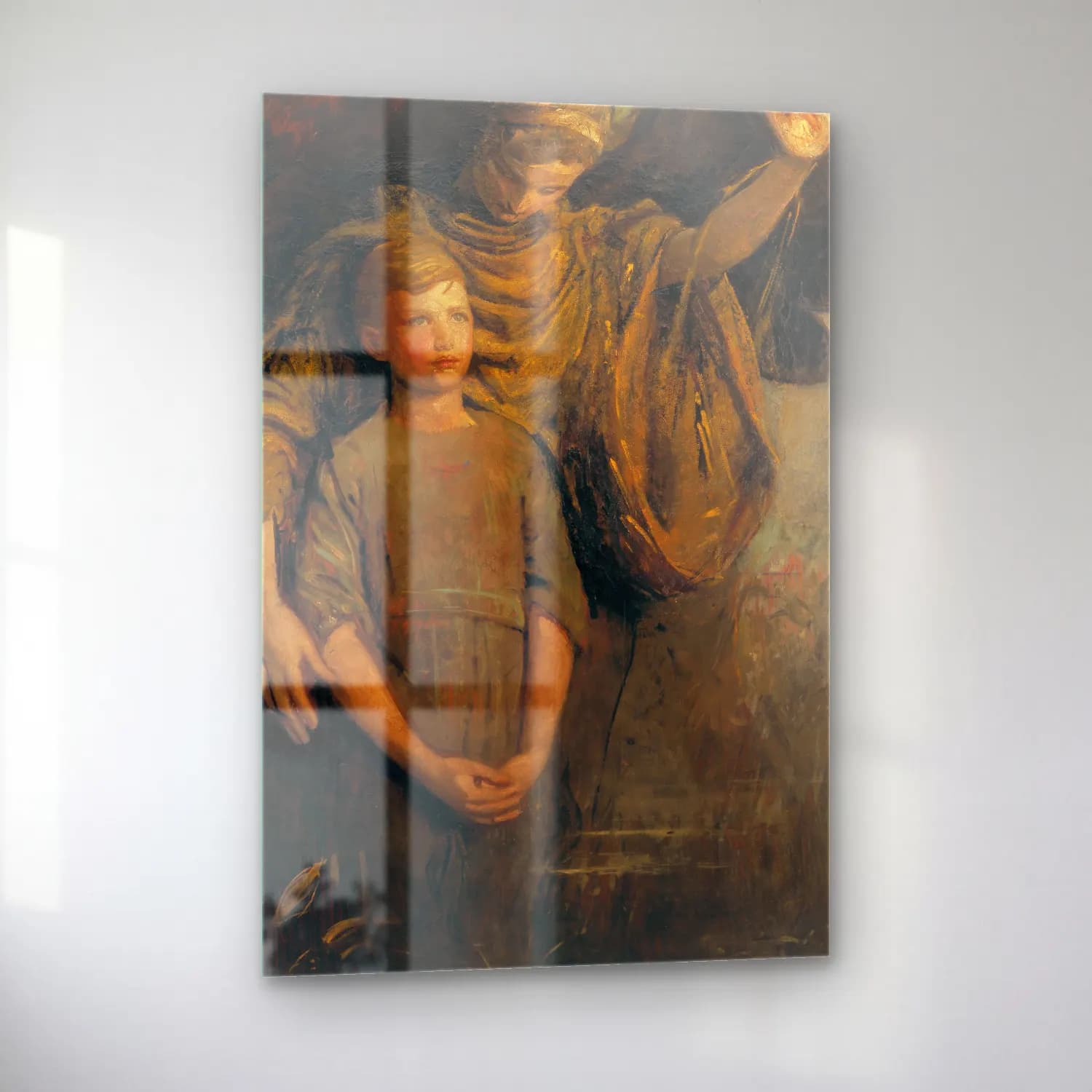 Abbott Handerson Thayer – Boy and Angel cam tablo — sol açıdan görünüm
