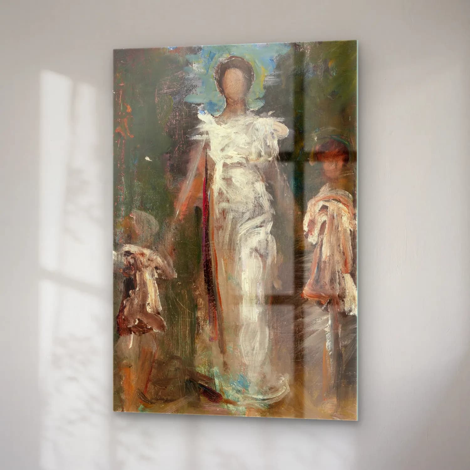 Abbott Handerson Thayer – Preliminary Study for ‘A Virgin’ (circa 1891) cam tablo — sağ açıdan görünüm