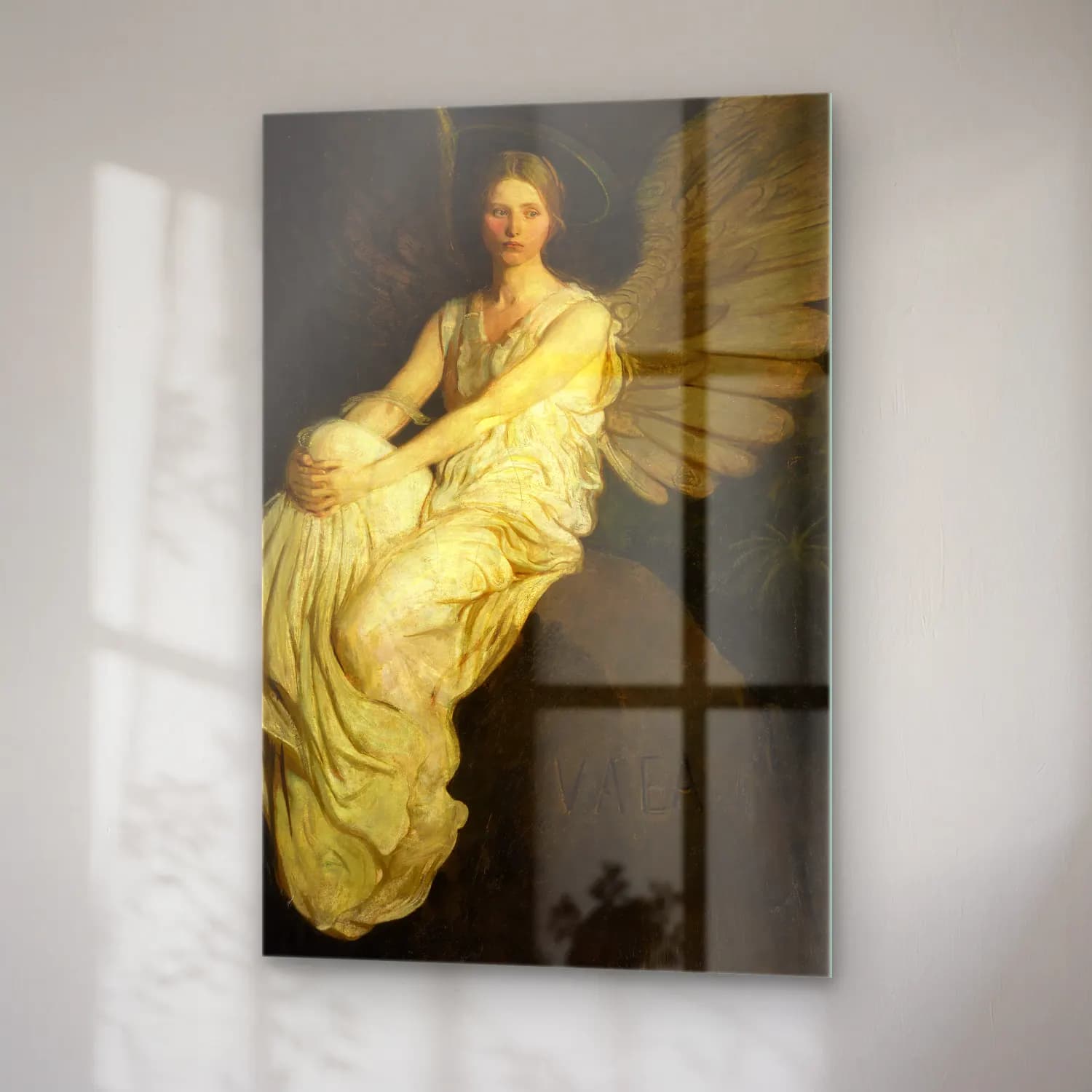 Abbott Handerson Thayer – Stevenson Memorial cam tablo — sağ açıdan görünüm