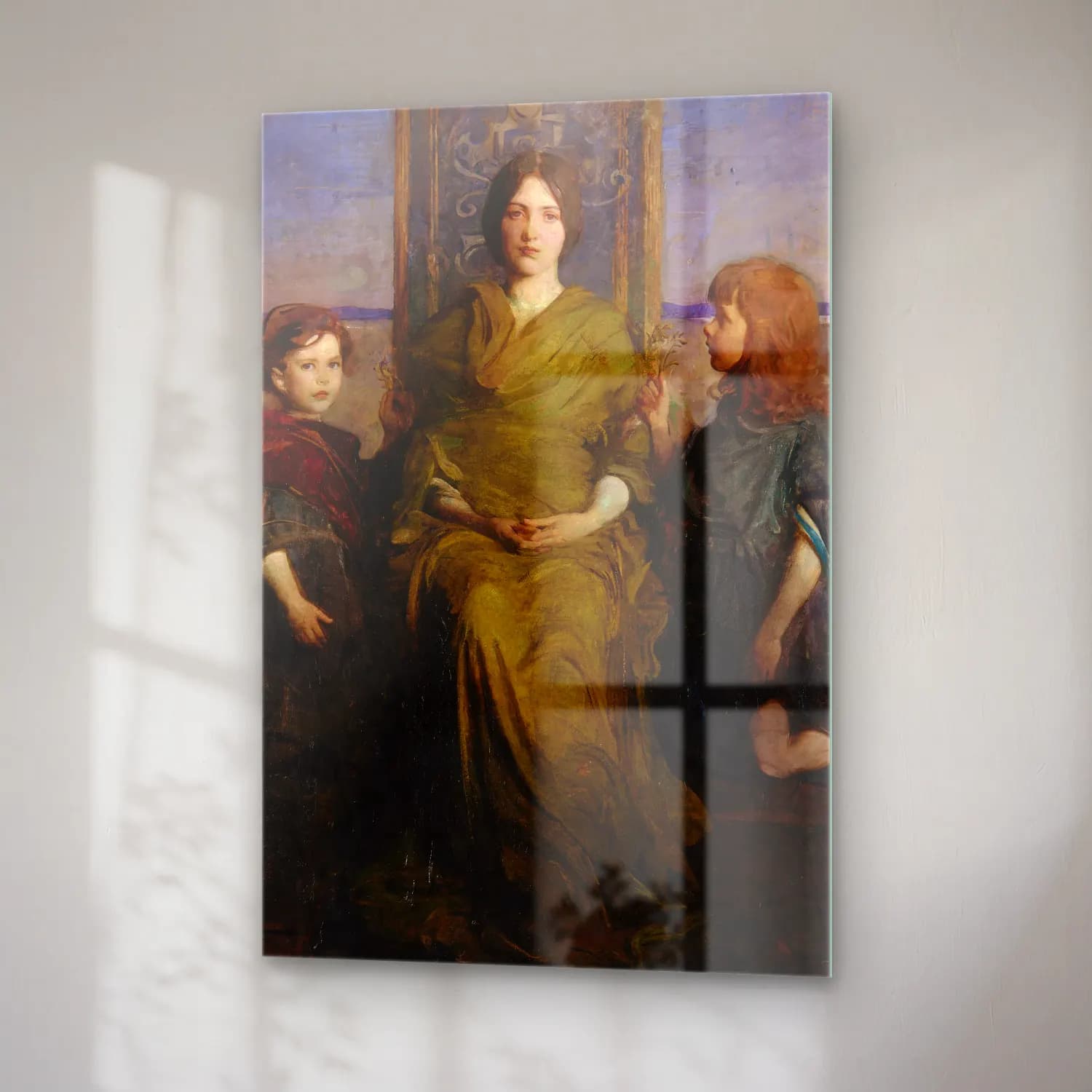 Abbott Handerson Thayer – Virgin Enthroned cam tablo — sağ açıdan görünüm