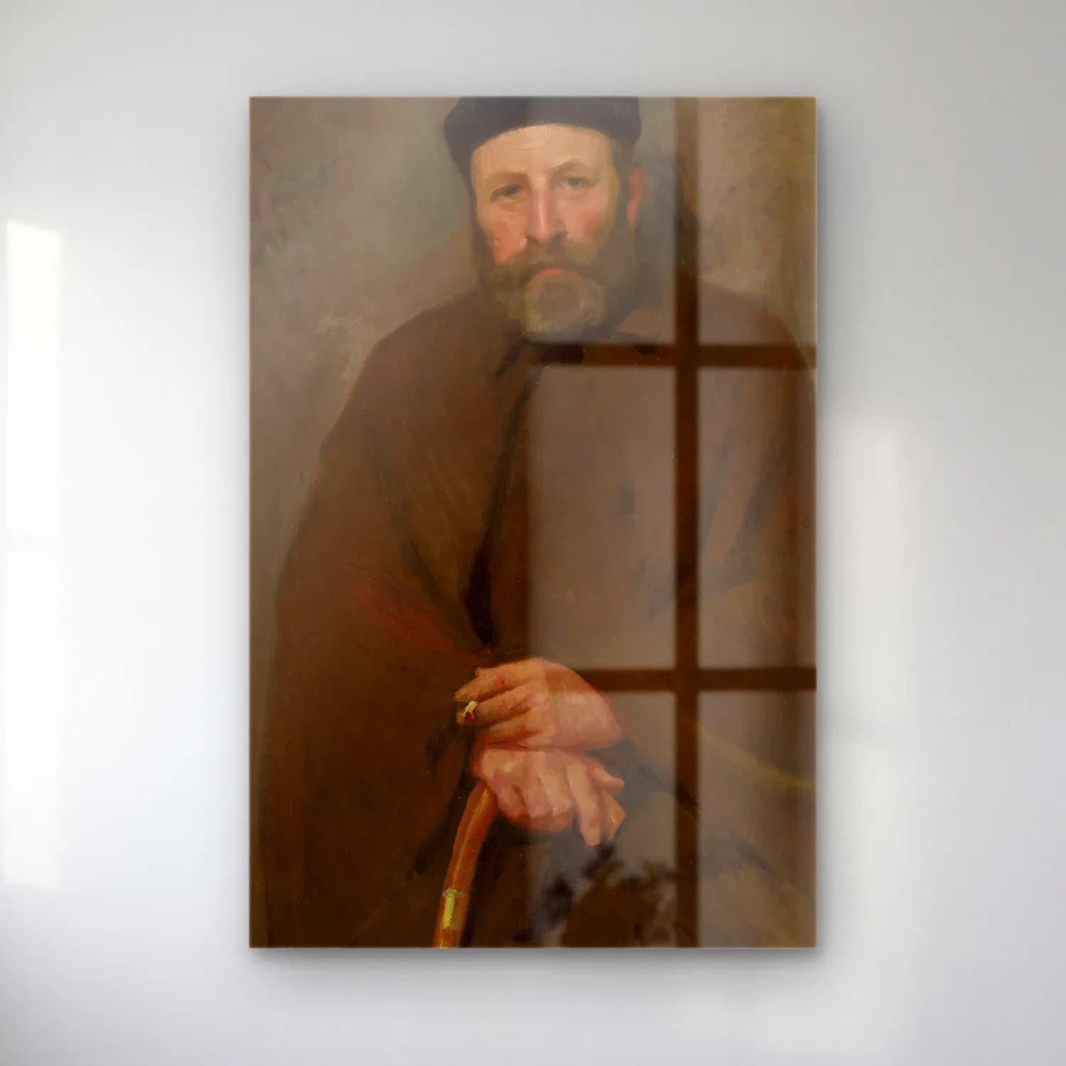 Robert William Vonnoh – Portrait of Arthur Joseph Heseltine – Pastel Tonlar cam tablo — Robert William Vonnoh – Portrait of Arthur Joseph Heseltine – Pastel Tonlar — yağlı boya erkek portresi
