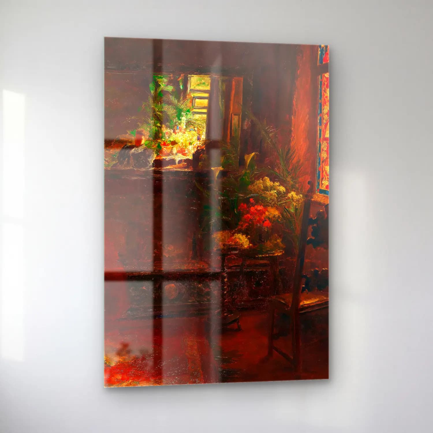 Olga Wisinger-Florian – Mein Atelier cam tablo — sol açıdan görünüm