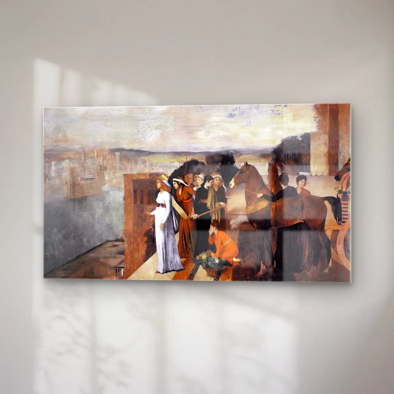 Edgar Degas – Semiramis Building Babylon cam tablo — sağ açıdan görünüm