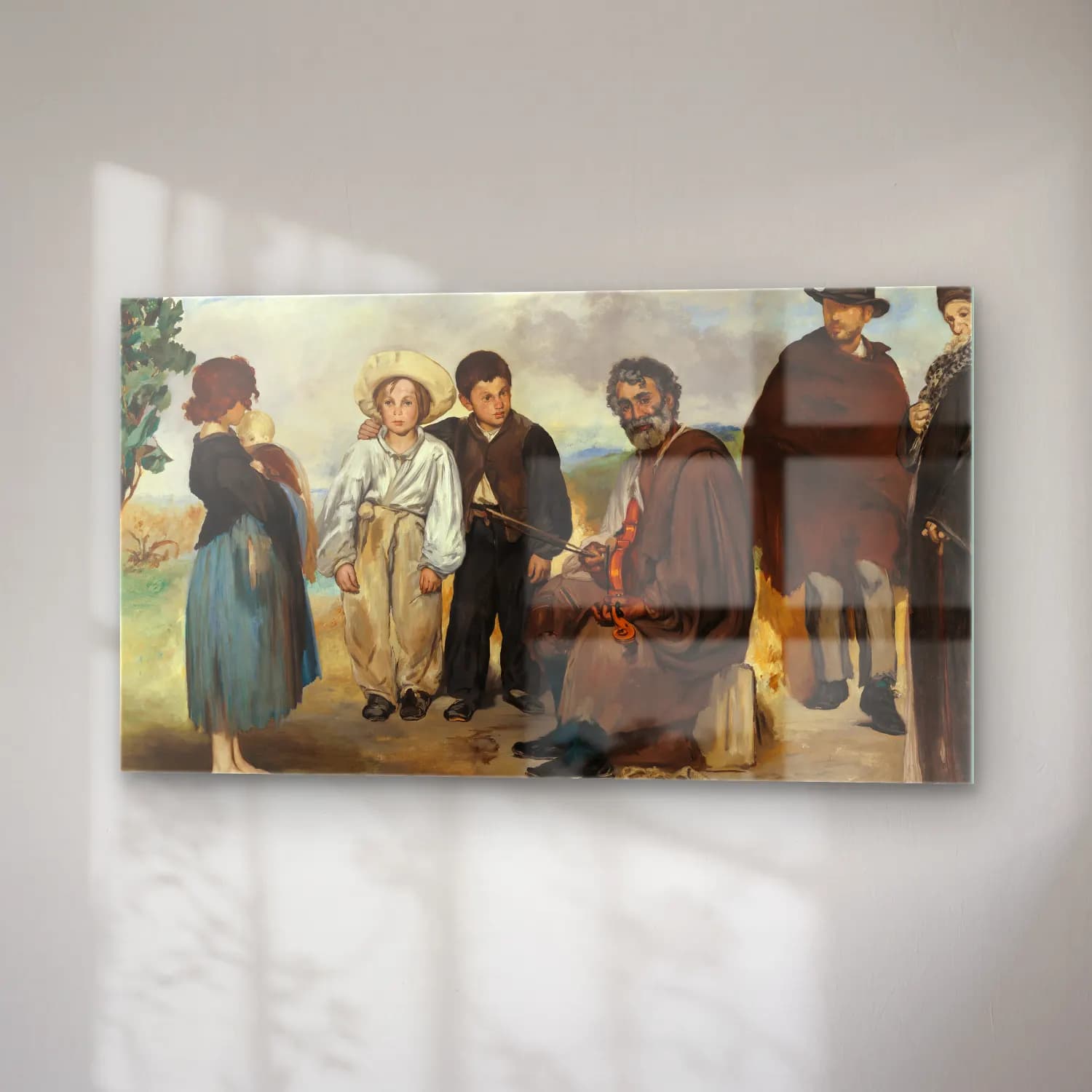 Edouard Manet – The Old Musician Le Vieux Musicien cam tablo — sağ açıdan görünüm