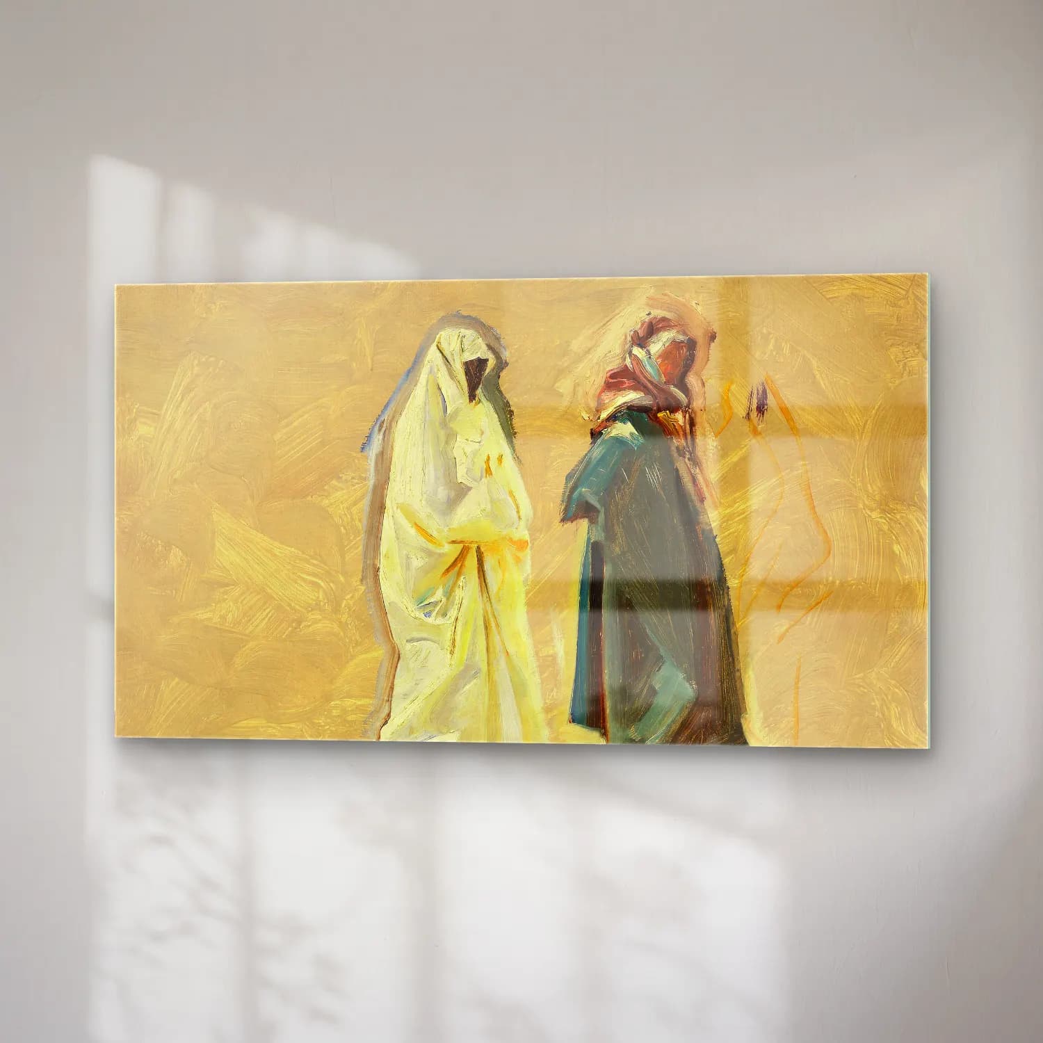 John Singer Sargent – Study of Two Bedouins cam tablo — sağ açıdan görünüm