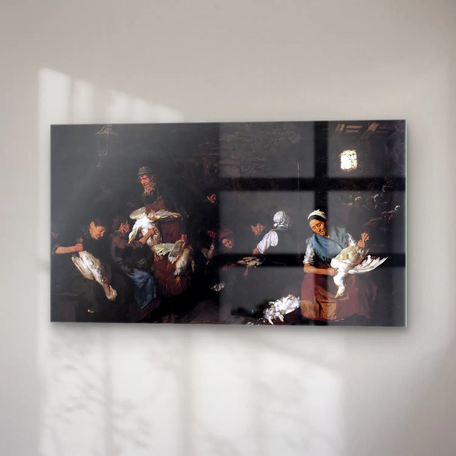 Max Liebermann – Plucking Geese cam tablo — sağ açıdan görünüm