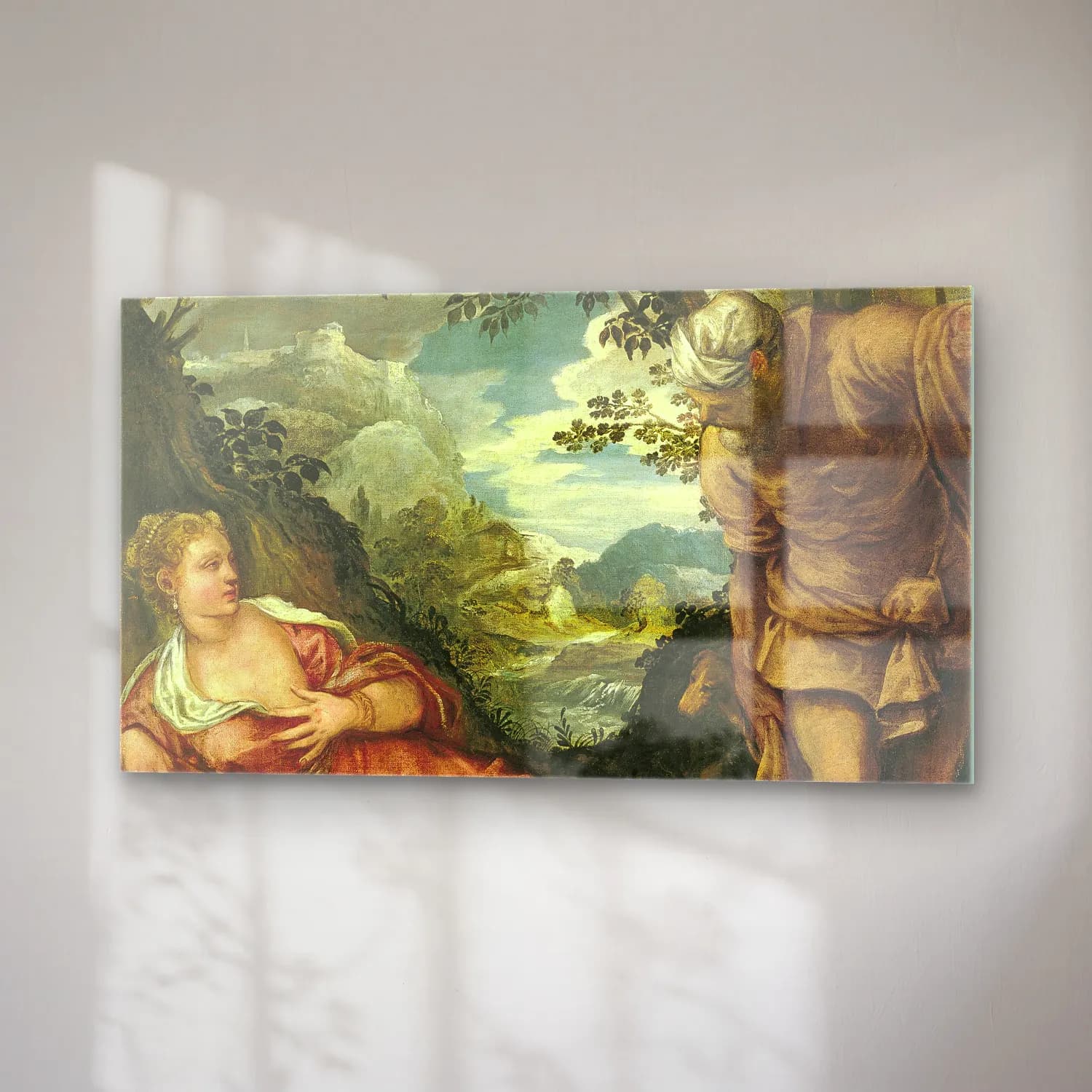Jacopo Tintoretto – Giuda e Tamar cam tablo — sağ açıdan görünüm