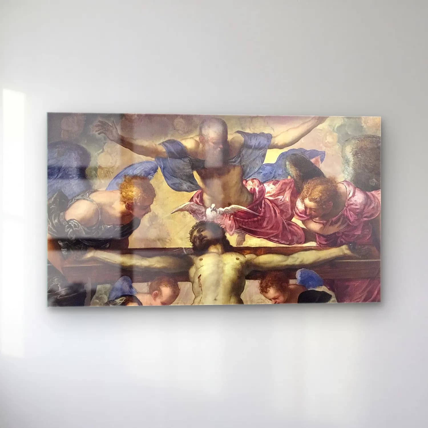Jacopo Tintoretto – Holy Trinity cam tablo — sol açıdan görünüm