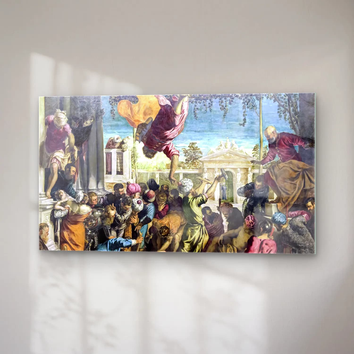 Jacopo Tintoretto – Miracle of the Slave cam tablo — sağ açıdan görünüm