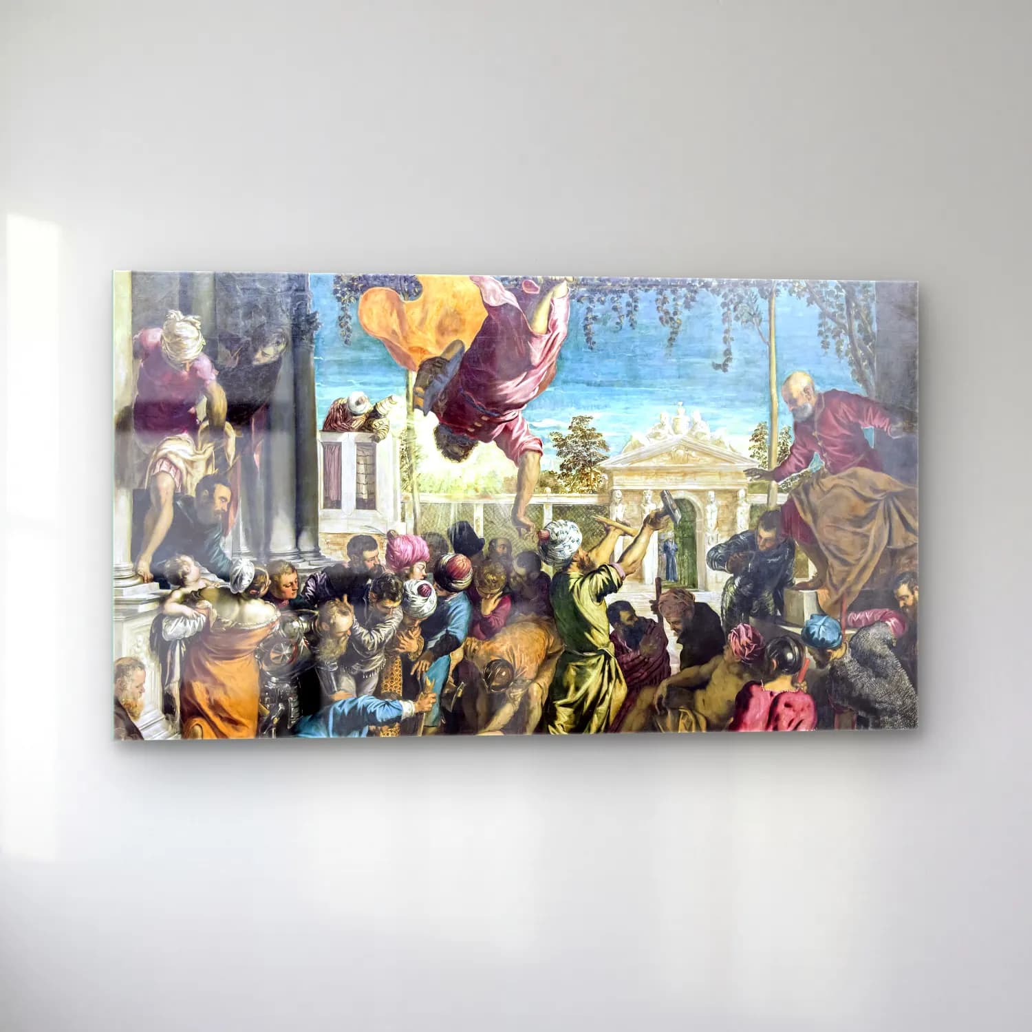 Jacopo Tintoretto – Miracle of the Slave cam tablo — sol açıdan görünüm