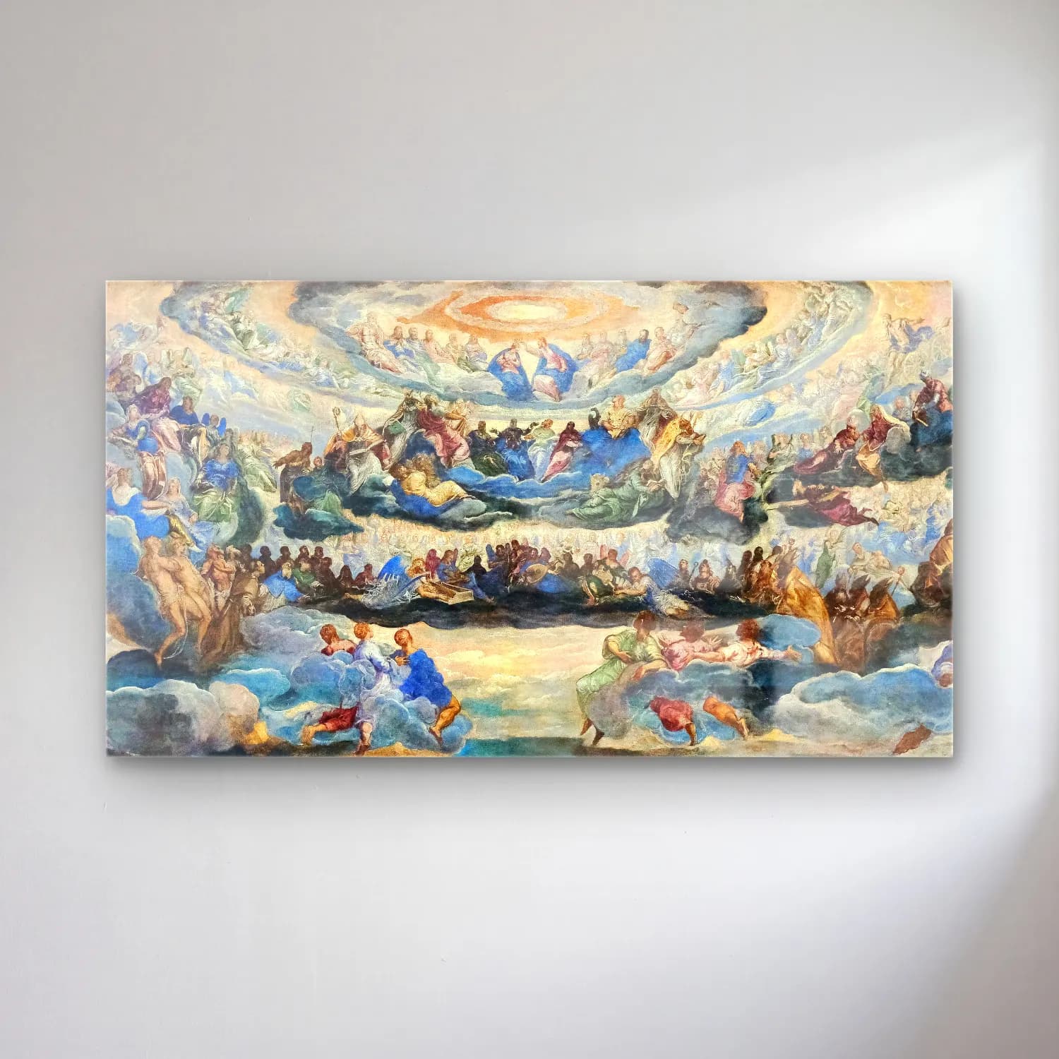 Jacopo Tintoretto – Paradise cam tablo — Jacopo Tintoretto – Paradise — yağlı boya dini sahne