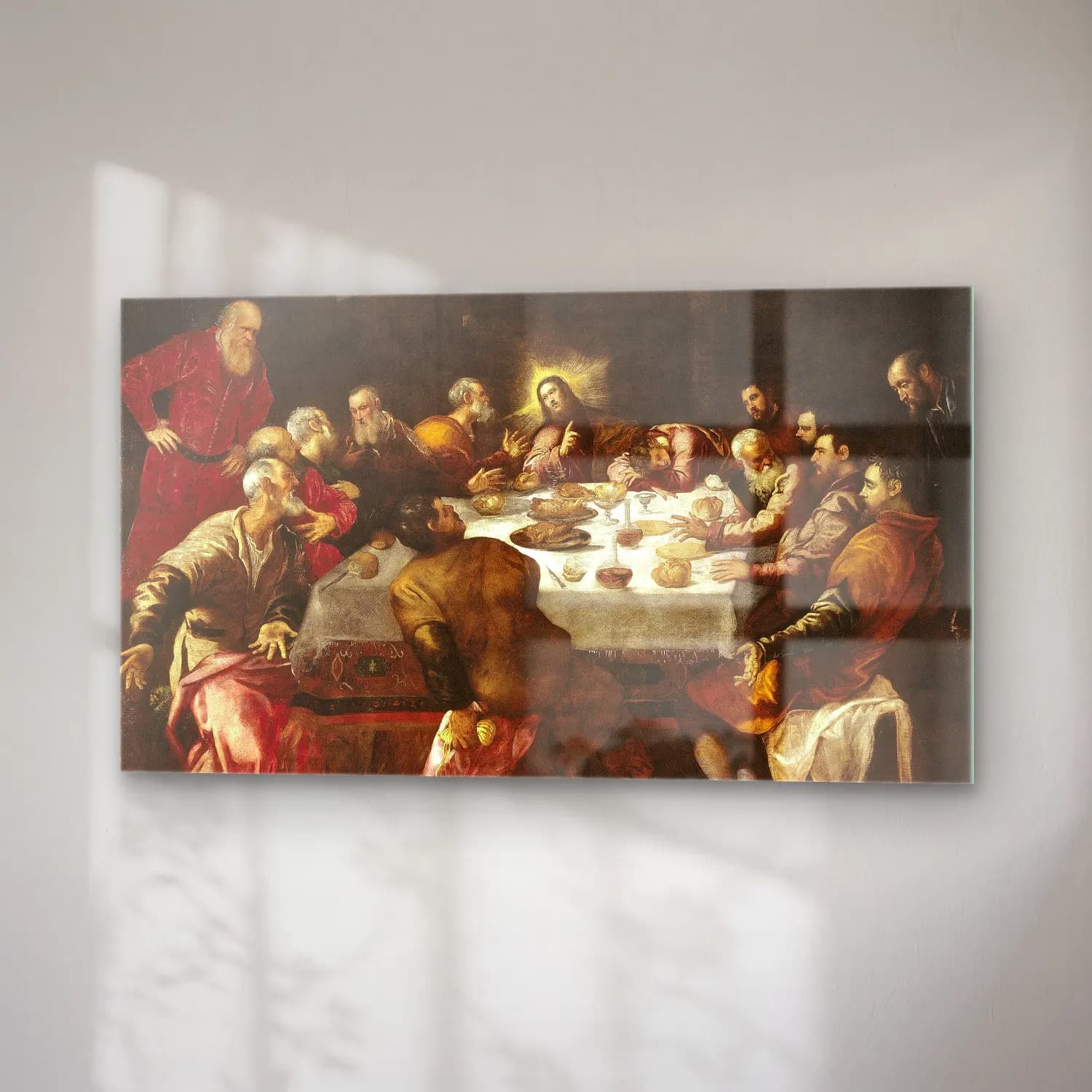 Jacopo Tintoretto – The Last Supper cam tablo — sağ açıdan görünüm