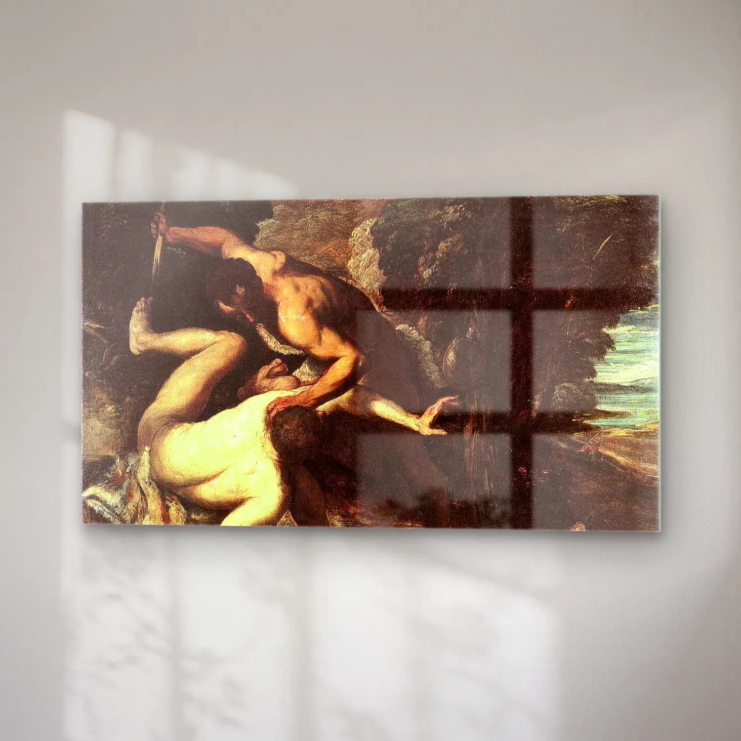 Jacopo Tintoretto – The Murder of Abel cam tablo — sağ açıdan görünüm