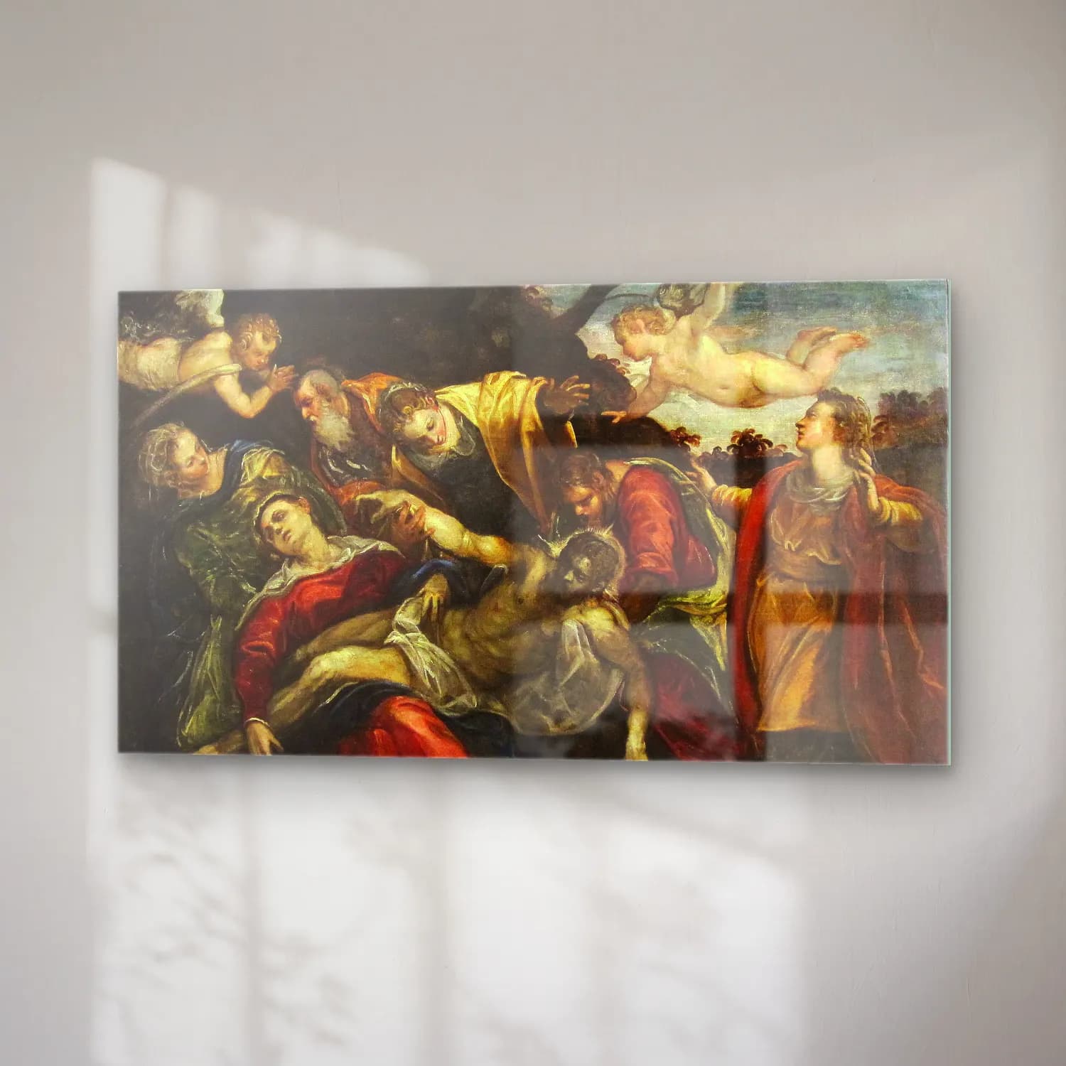 Jacopo Tintoretto – The lamentation over the dead Christ cam tablo — sağ açıdan görünüm