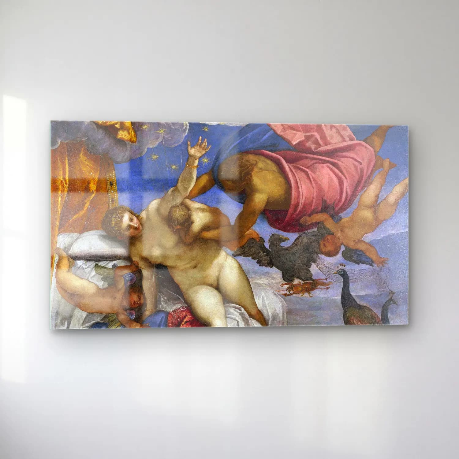 Jacopo Tintoretto – The origin of the Milky Way cam tablo — sol açıdan görünüm