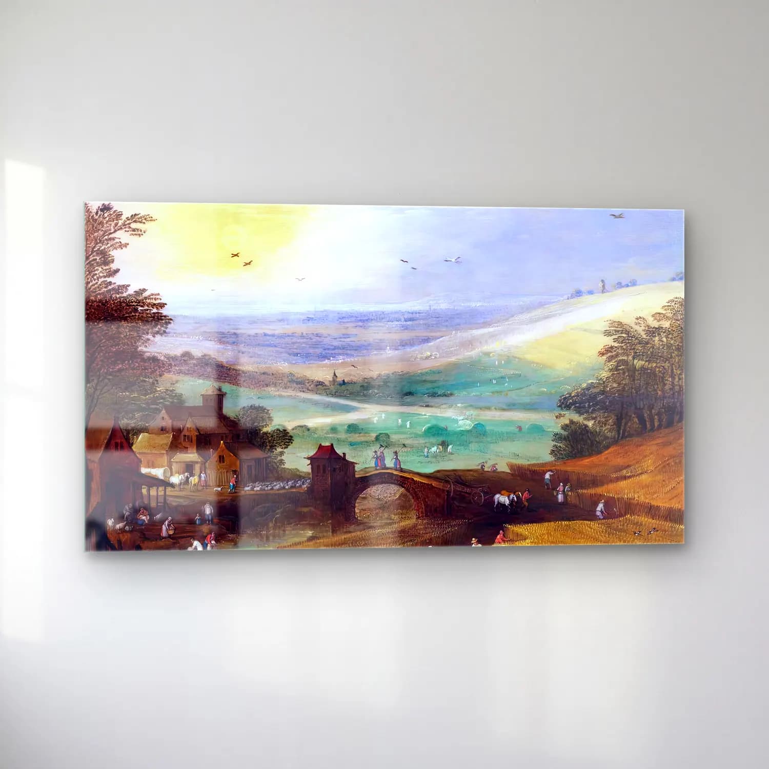 Joos de Momper – Summer Landscape cam tablo — sol açıdan görünüm