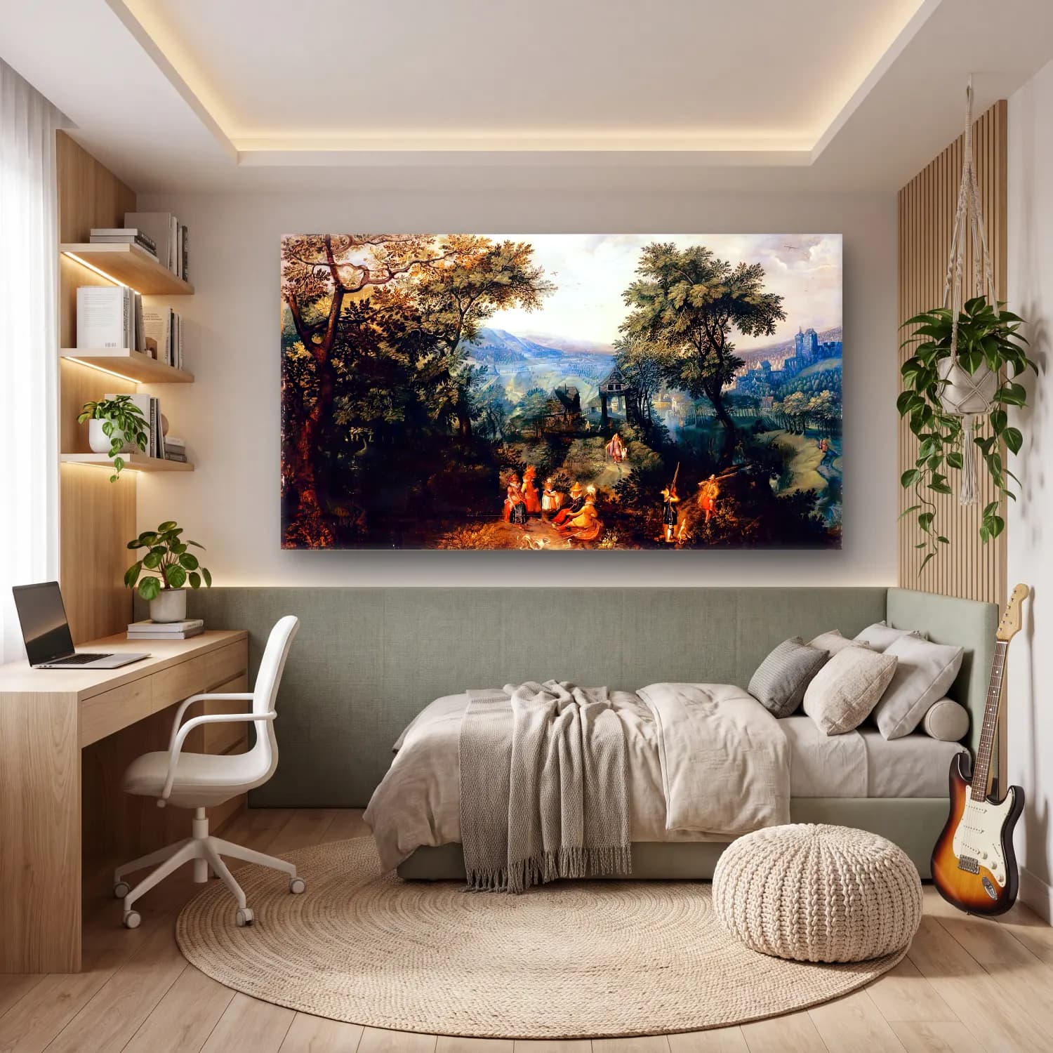David Vinckboons – Extensive Landscape cam tablo — genç odasında