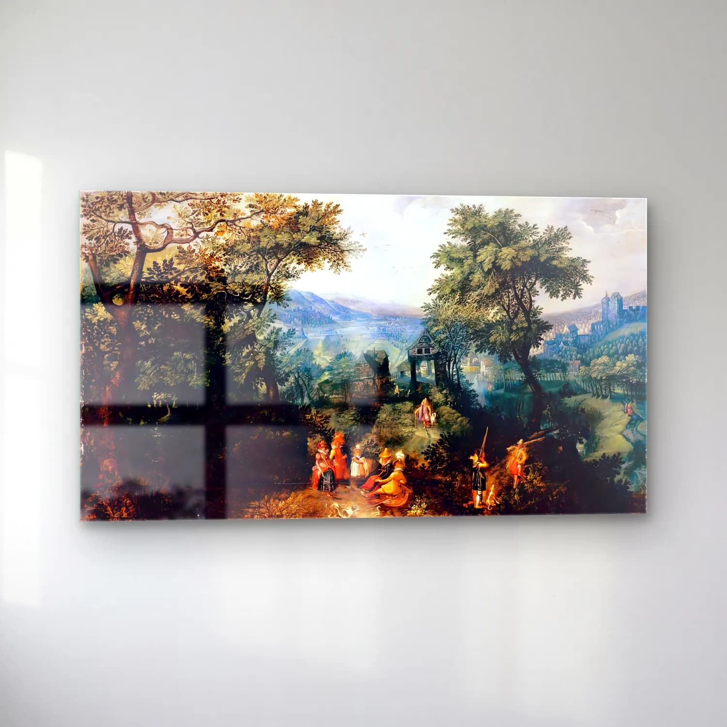David Vinckboons – Extensive Landscape cam tablo — sol açıdan görünüm