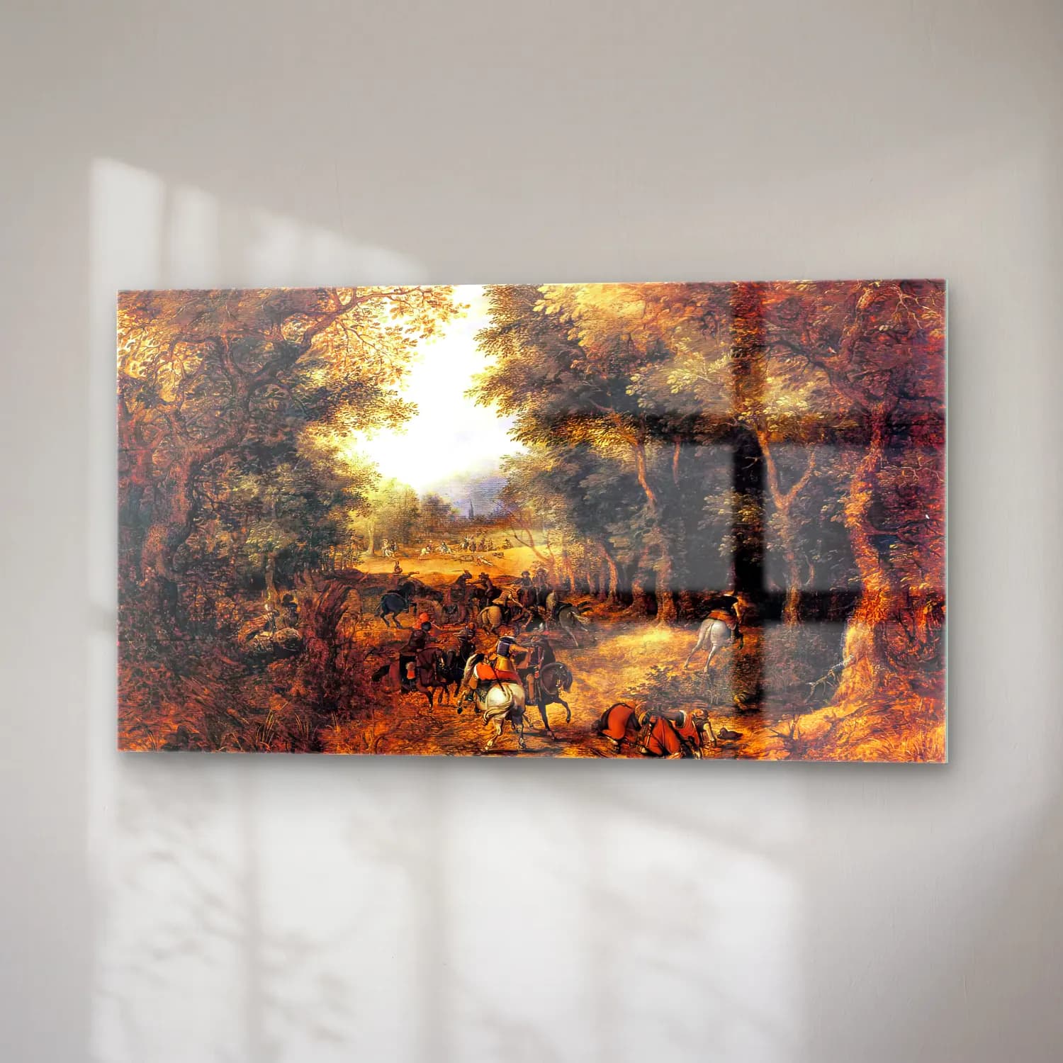 David Vinckboons – Forest Scene with Robbery cam tablo — sağ açıdan görünüm