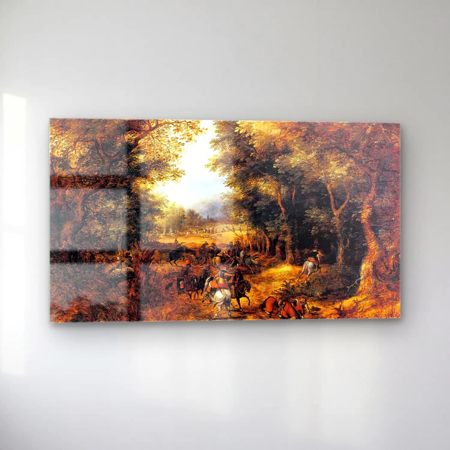 David Vinckboons – Forest Scene with Robbery cam tablo — sol açıdan görünüm
