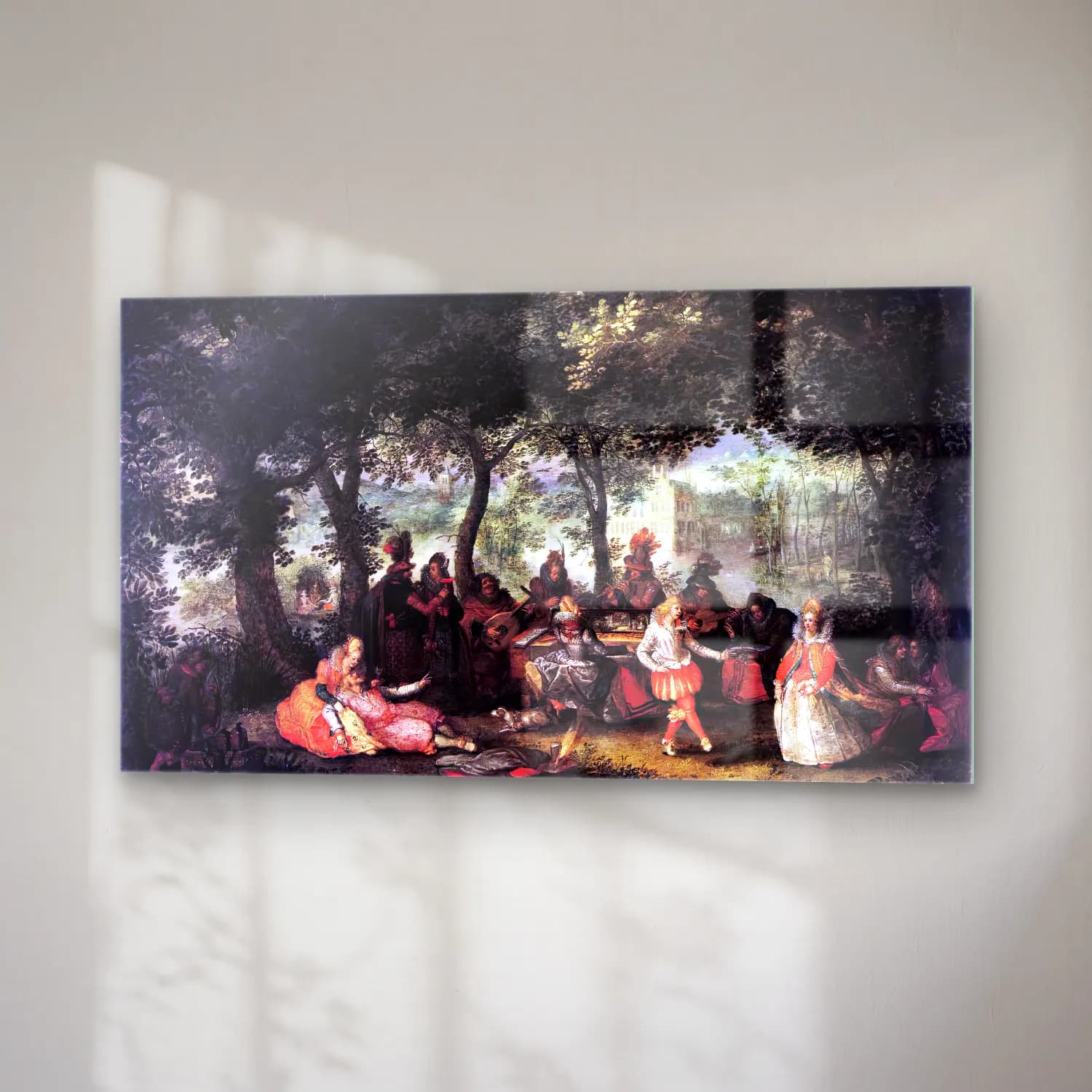 David Vinckboons – Music-making Company in the Open cam tablo — sağ açıdan görünüm