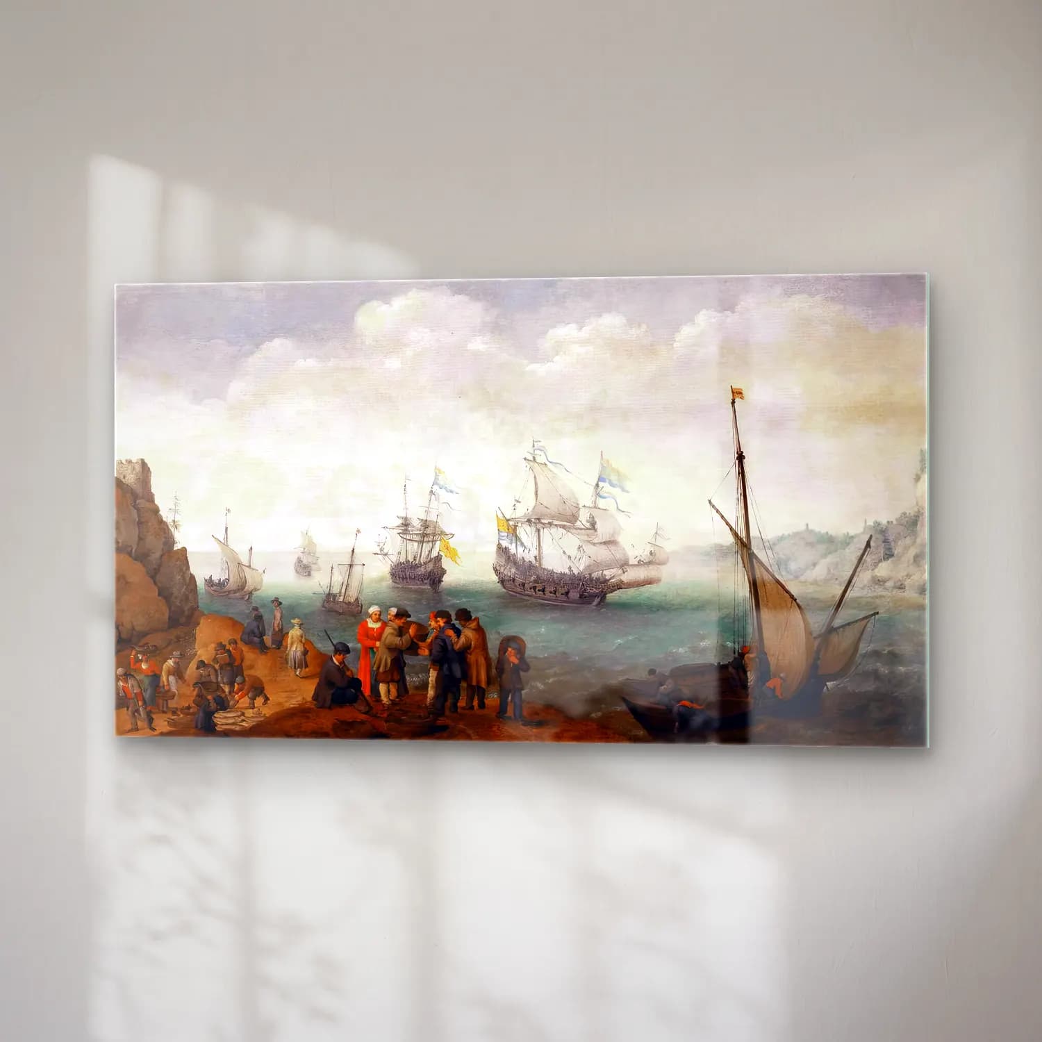 Adam Willaerts – Marine Landscape cam tablo — sağ açıdan görünüm