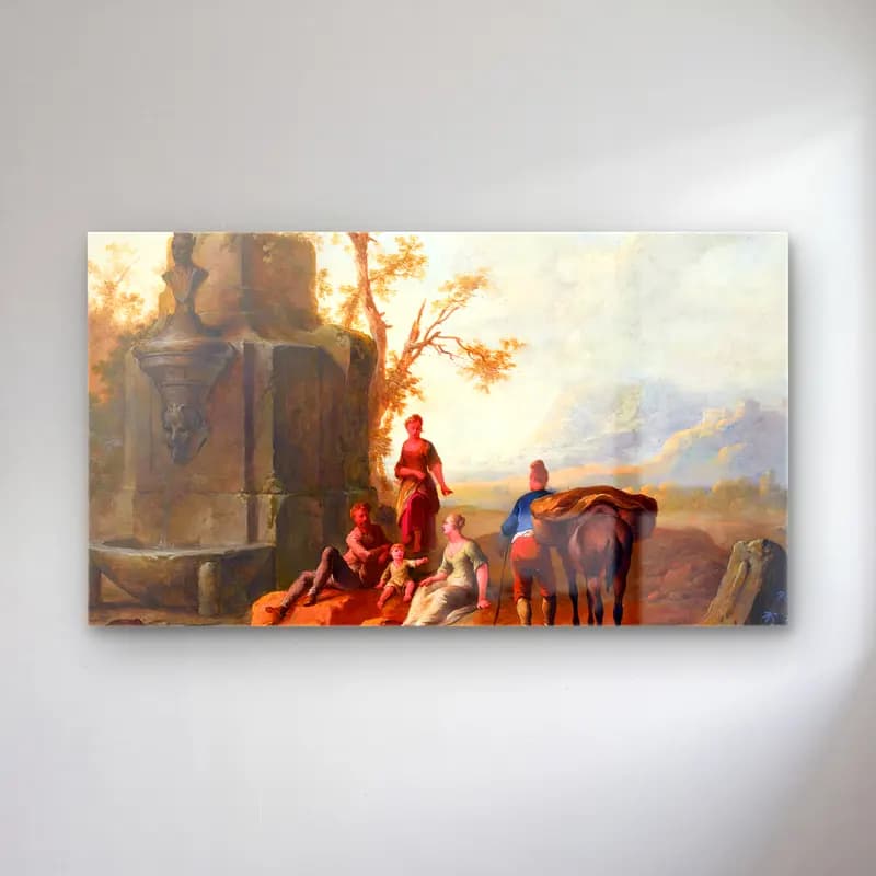 Franz de Paula Ferg – Classical Landscape cam tablo — Franz de Paula Ferg – Classical Landscape — yağlı boya mitolojik sahne