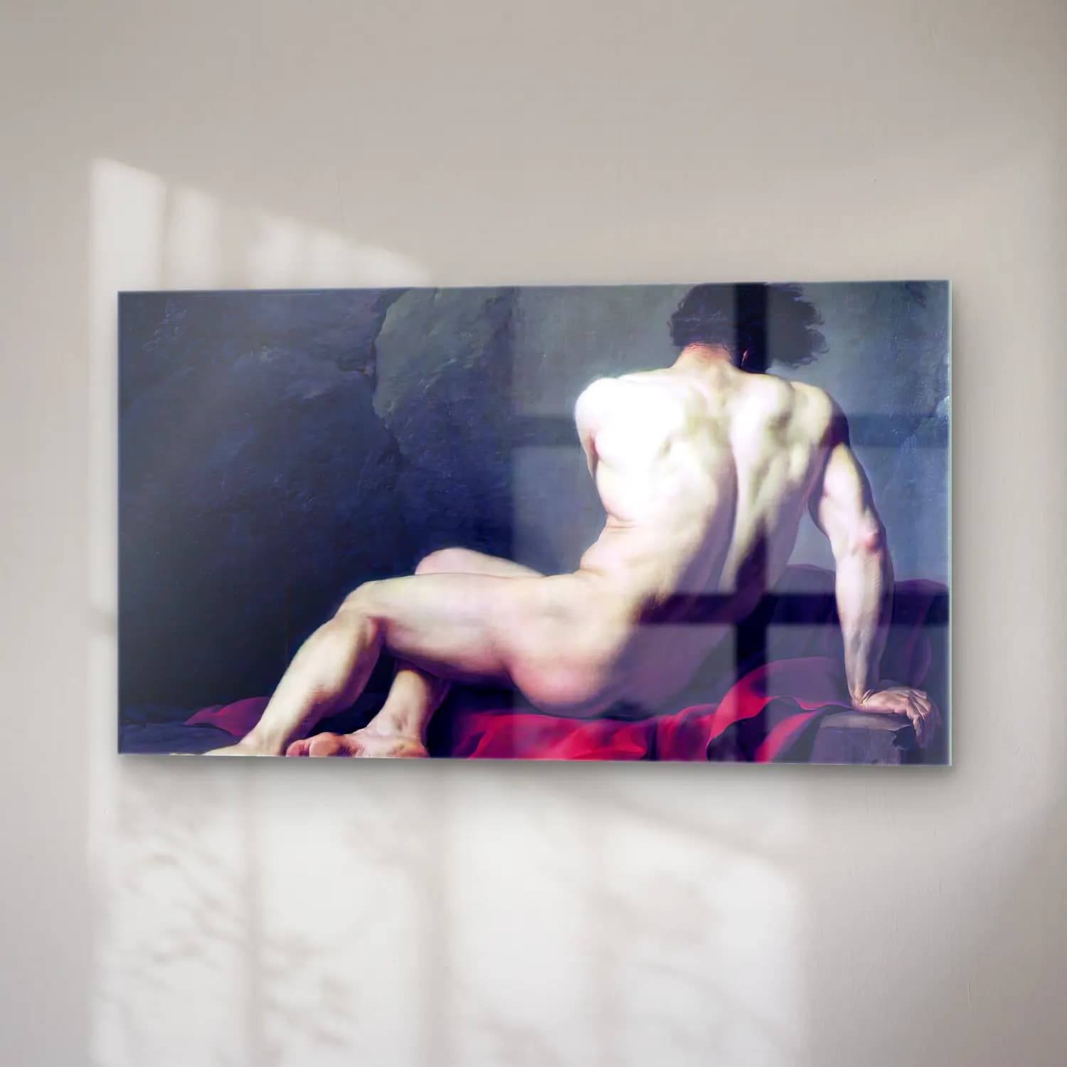 Jacques-Louis David – Patroclus cam tablo — sağ açıdan görünüm