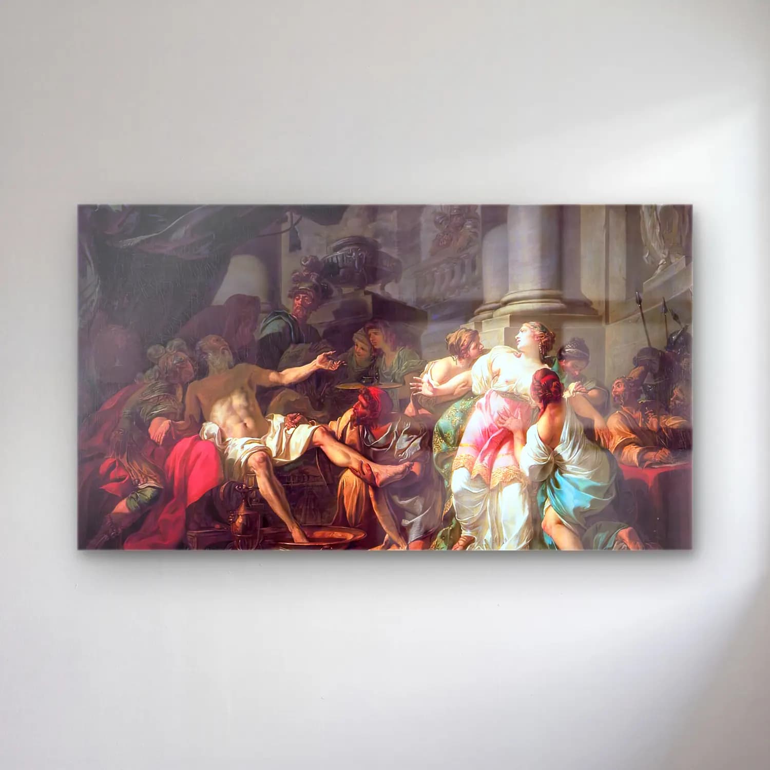 Jacques-Louis David – The Death of Seneca cam tablo — Jacques-Louis David – The Death of Seneca — yağlı boya mitolojik sahne