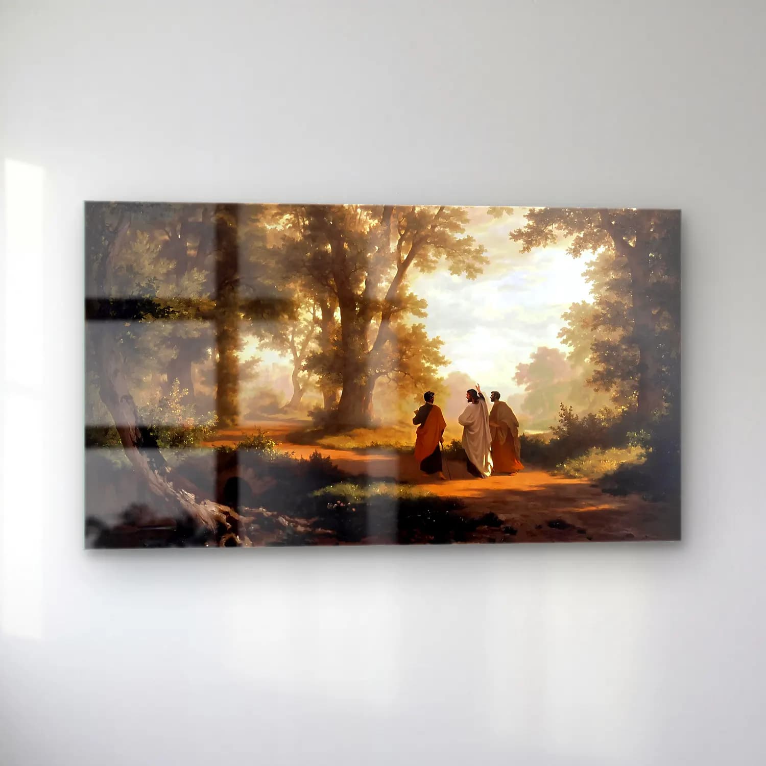 Robert Zünd – Der Gang nach Emmaus cam tablo — sol açıdan görünüm